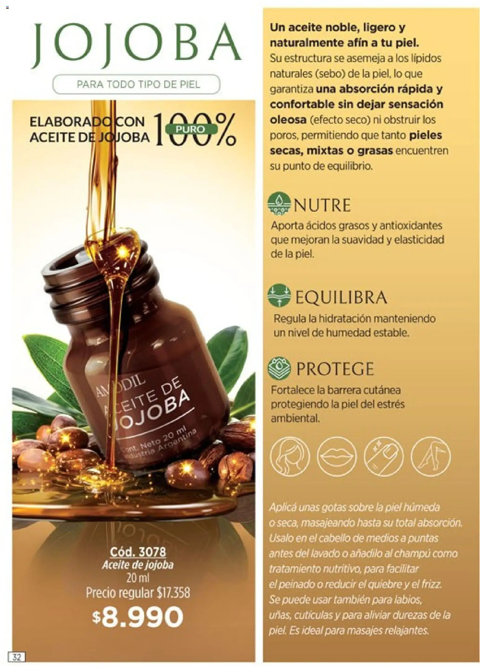 Catálogo Amodil Campaña 6 │ válido desde el 04.03.2026 | Página: 32 | Productos: Sobre, Aceite, Champú