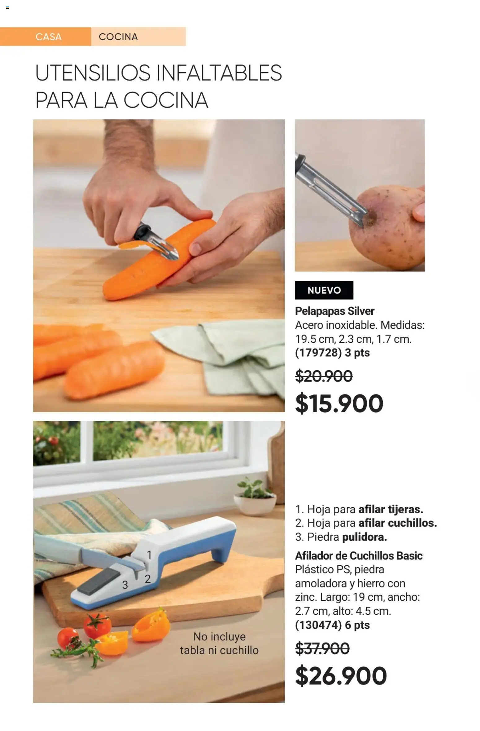 Avon revista - valida desde el 02.01.2026 | Página: 29 | Productos: Cocina, Amoladora, Cuchillo