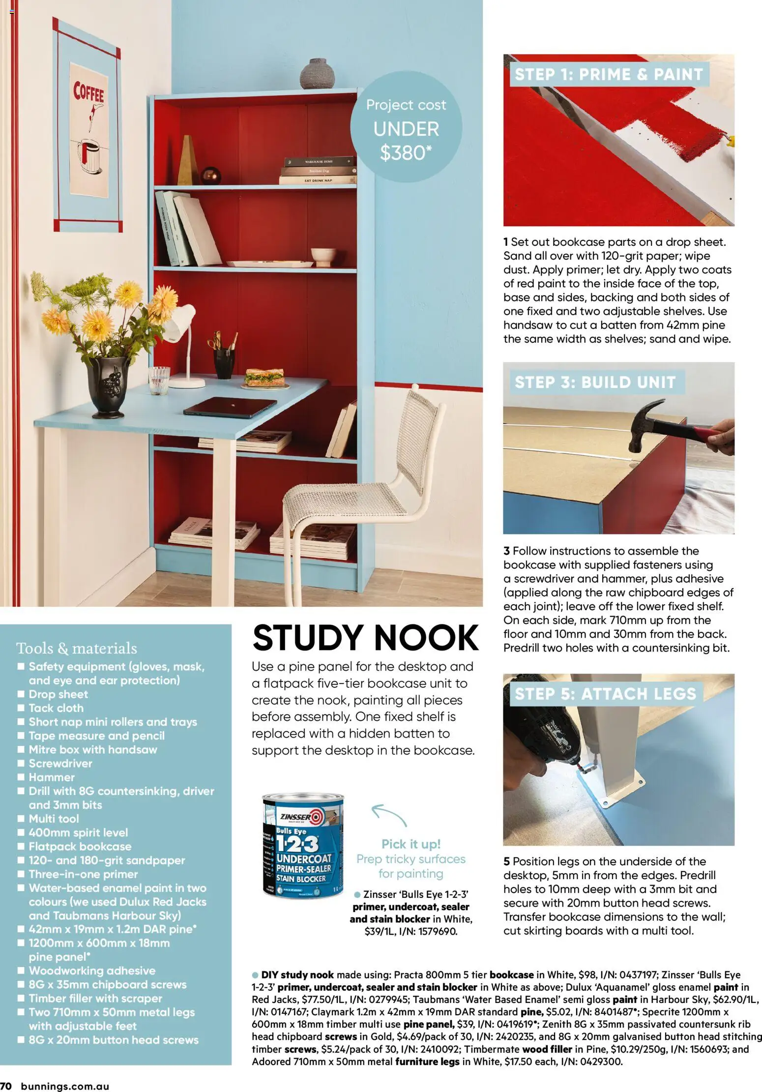 Bunnings Warehouse catalogue - valid from 01.04.2026 | Page: 70 | Products: Shelf, Painting, Wood, Tools