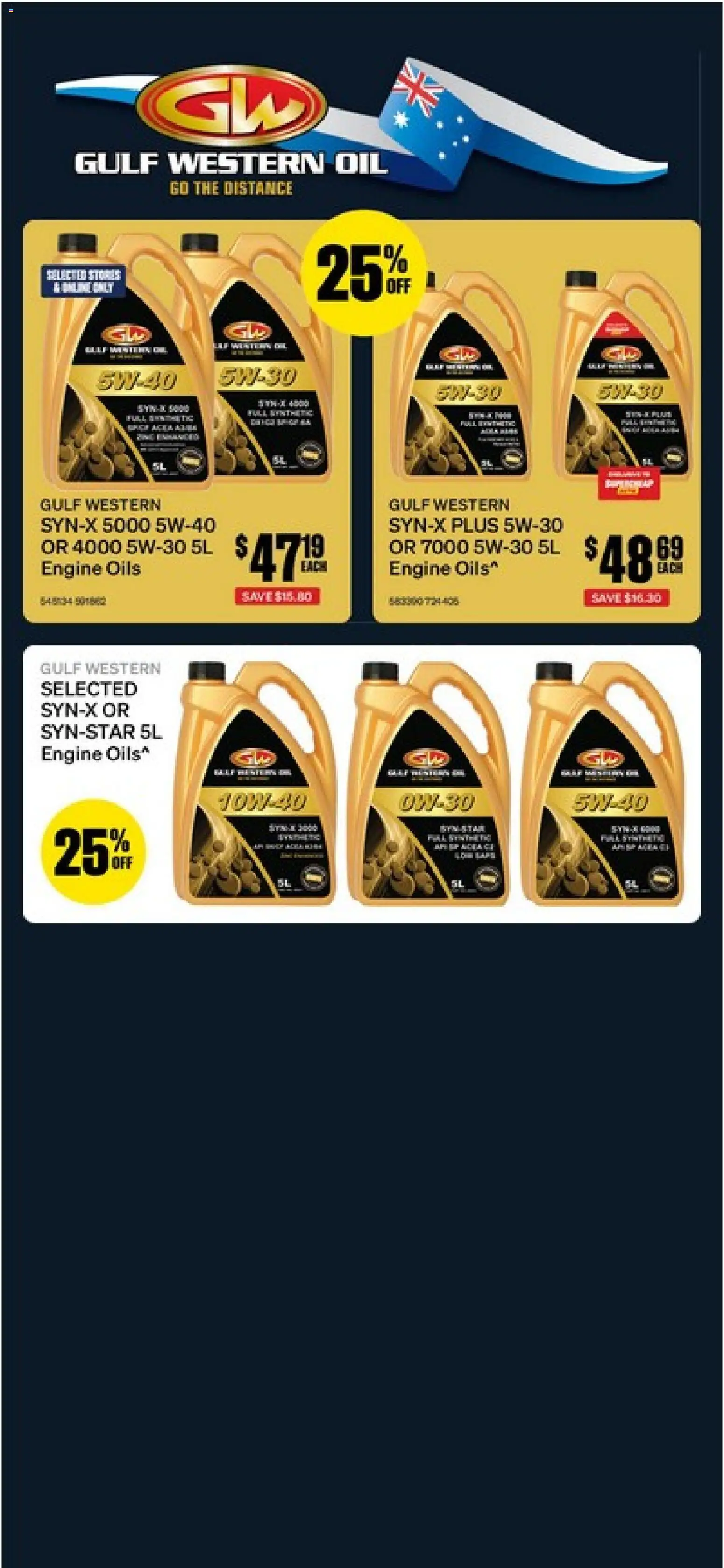 Supercheap Auto catalogue - valid from 08.04.2026 | Page: 5 | Products: Oil