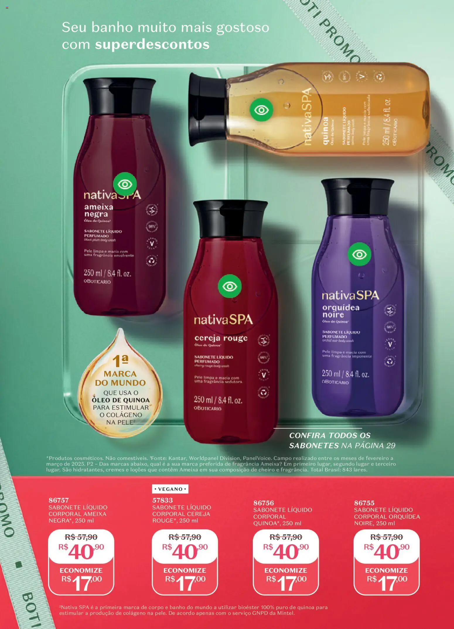 O Boticário Folheto - válido de 26.12.2025 | Página: 23 | Produtos: Colágeno, Cereja, Fragrância, Óleo