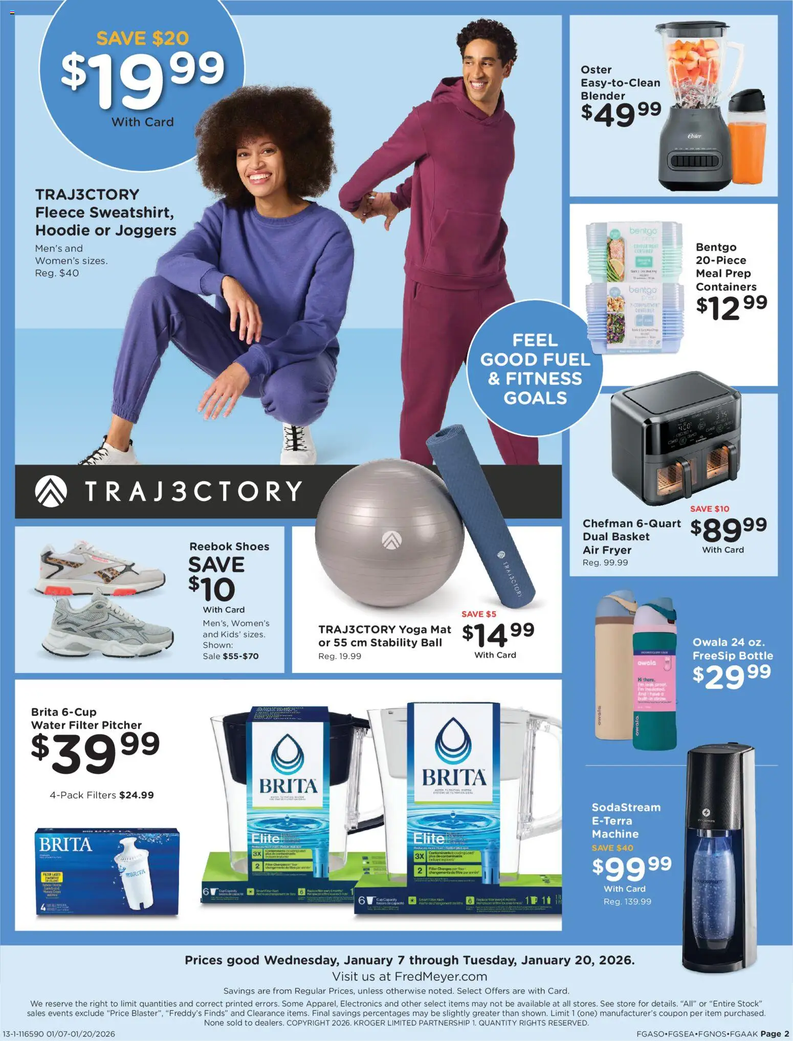 Fred Meyer Home & Apparel - valid from 07.01.2026 | Page: 2 | Products: Fryer, Basket, Blender, Water Filter