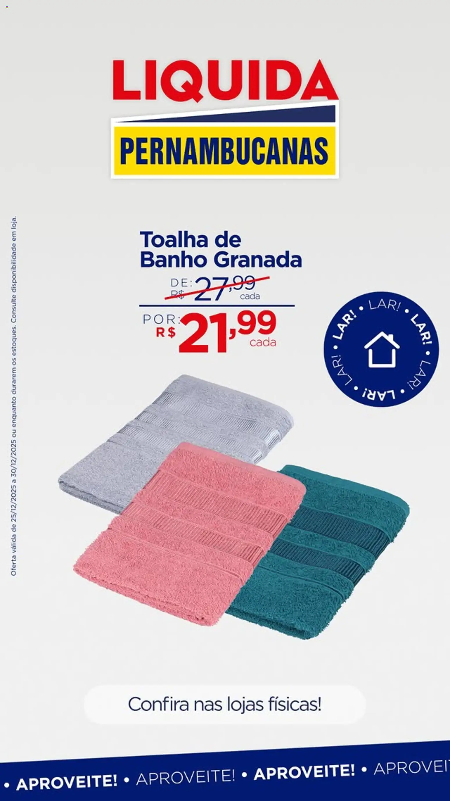 Pernambucanas Folheto - válido de 25.12.2025 | Página: 2 | Produtos: Toalha de banho