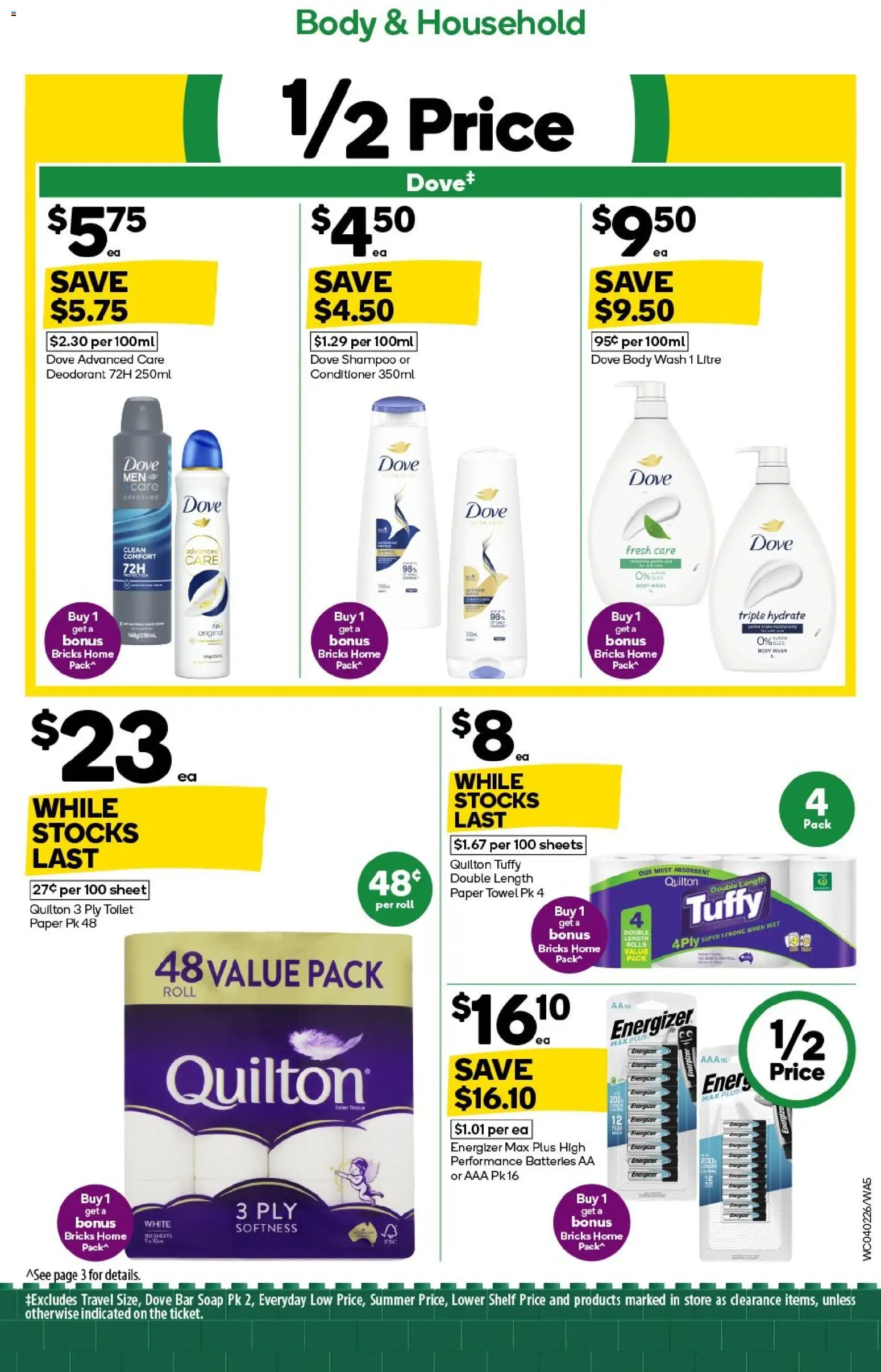 Woolworths catalogue - valid from 04.02.2026 | Page: 5 | Products: Shelf, Toilet, Household, Deodorant