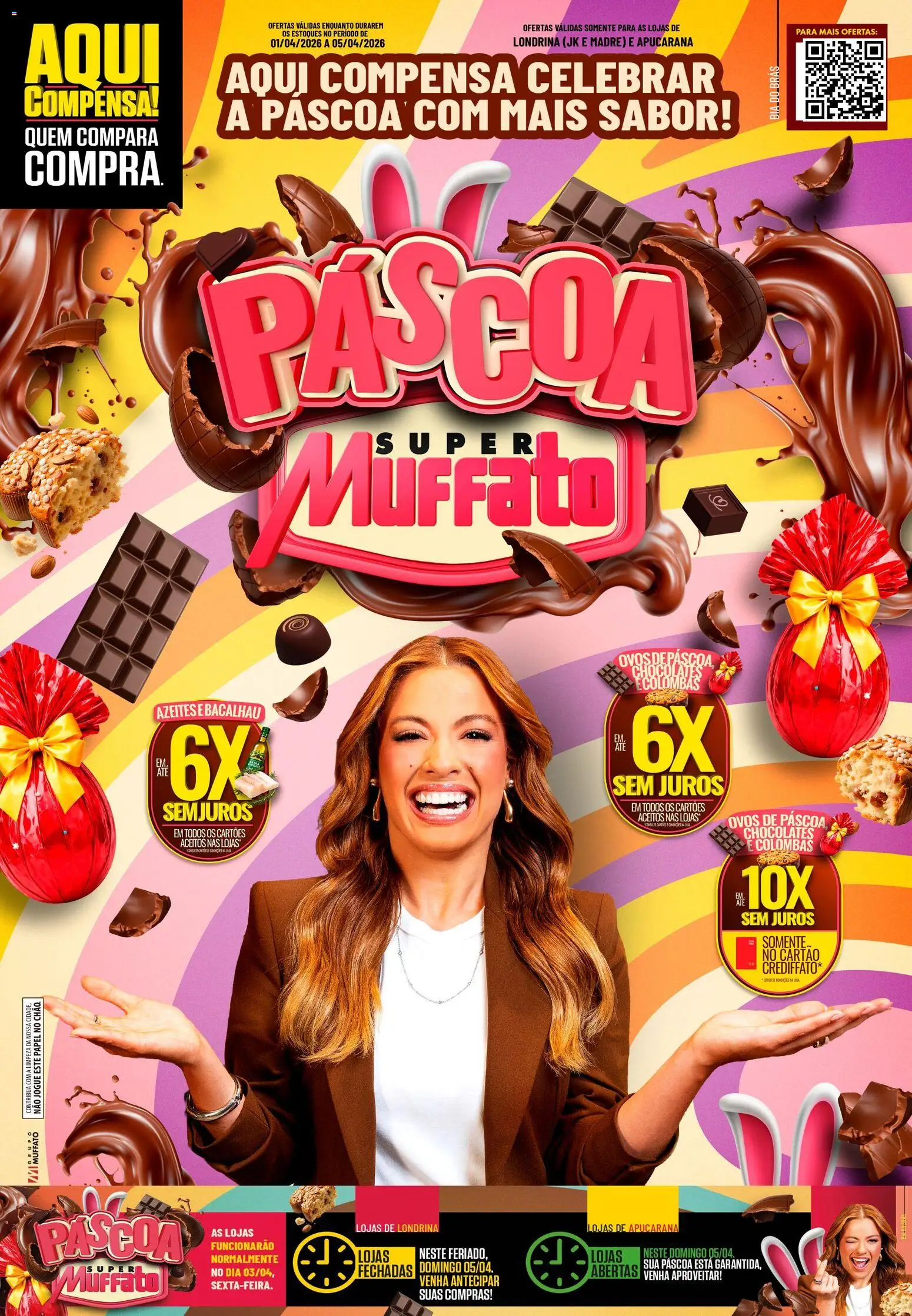 Super Muffato Folheto - válido de 01.04.2026 | Página: 1 | Produtos: Bacalhau, Ovos