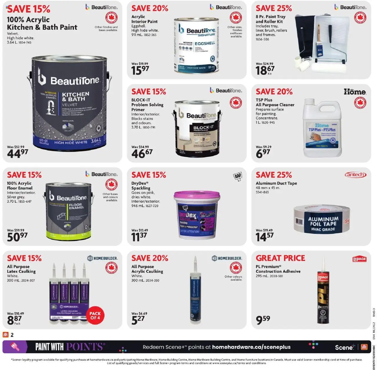 Home Hardware flyer valid from 09.10.2025 | Page: 3 | Products: Bath