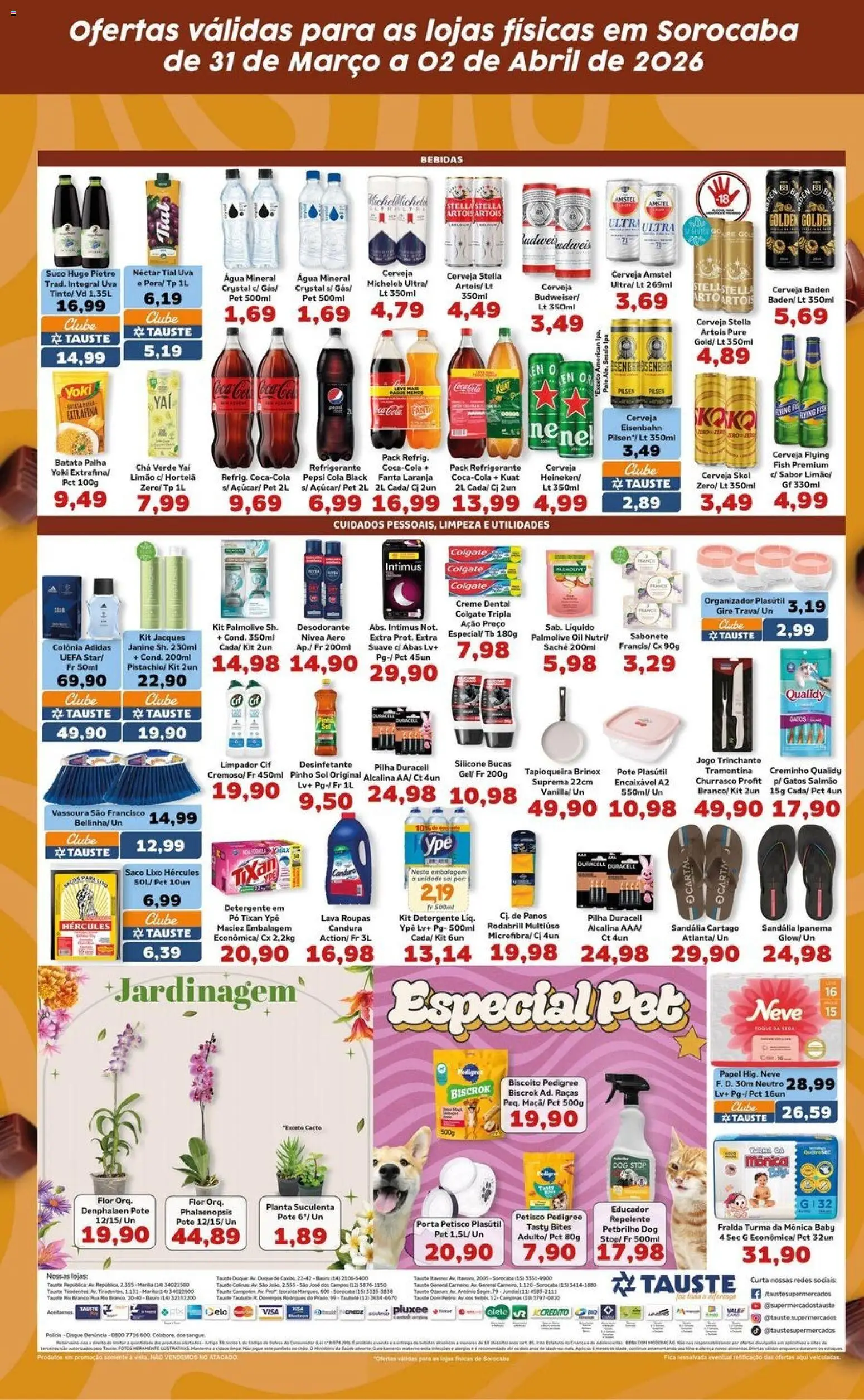 Tauste Folheto - válido de 31.03.2026 | Página: 5 | Produtos: Eisenbahn, Cerveja, Roupas, Creme