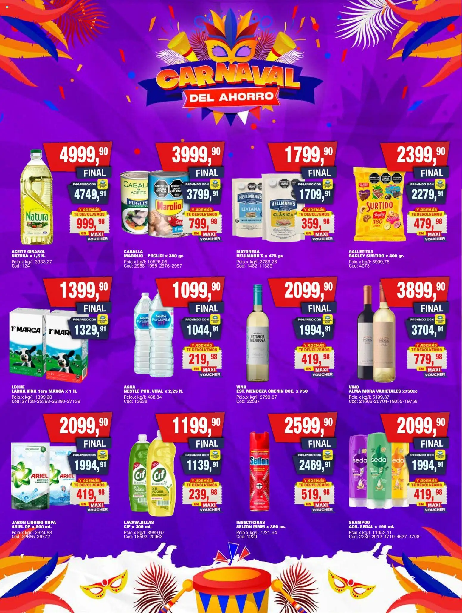Maxiconsumo ofertas │ válido desde el 16.02.2026 | Página: 2 | Productos: Lavavajillas, Galletitas, Aceite, Té
