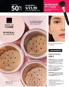 Vista previa de folleto Avon catálogo - Campaña 6 de la Avon válido desde 01.04.2026 | Página: 51 | Productos: Brocha, Maquillaje, Polvo