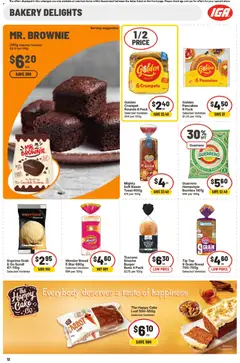 Preview of IGA catalogue QLD - valid from 08.04.2026 | Page: 15 | Products: Crab, Bread, Chocolate, Bakery
