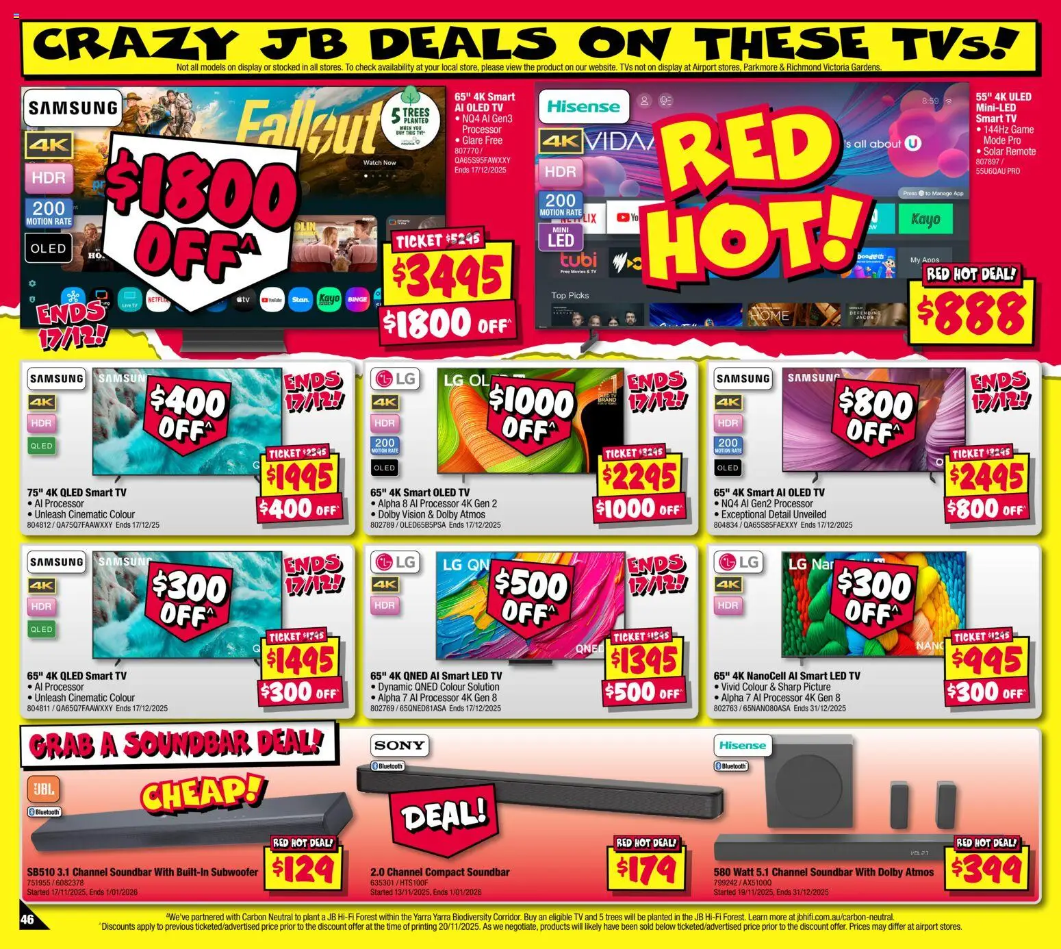 JB Hi-Fi catalogue - valid from 04.12.2025 | Page: 46 | Products: Plant, Watch, Tv, Smart tv