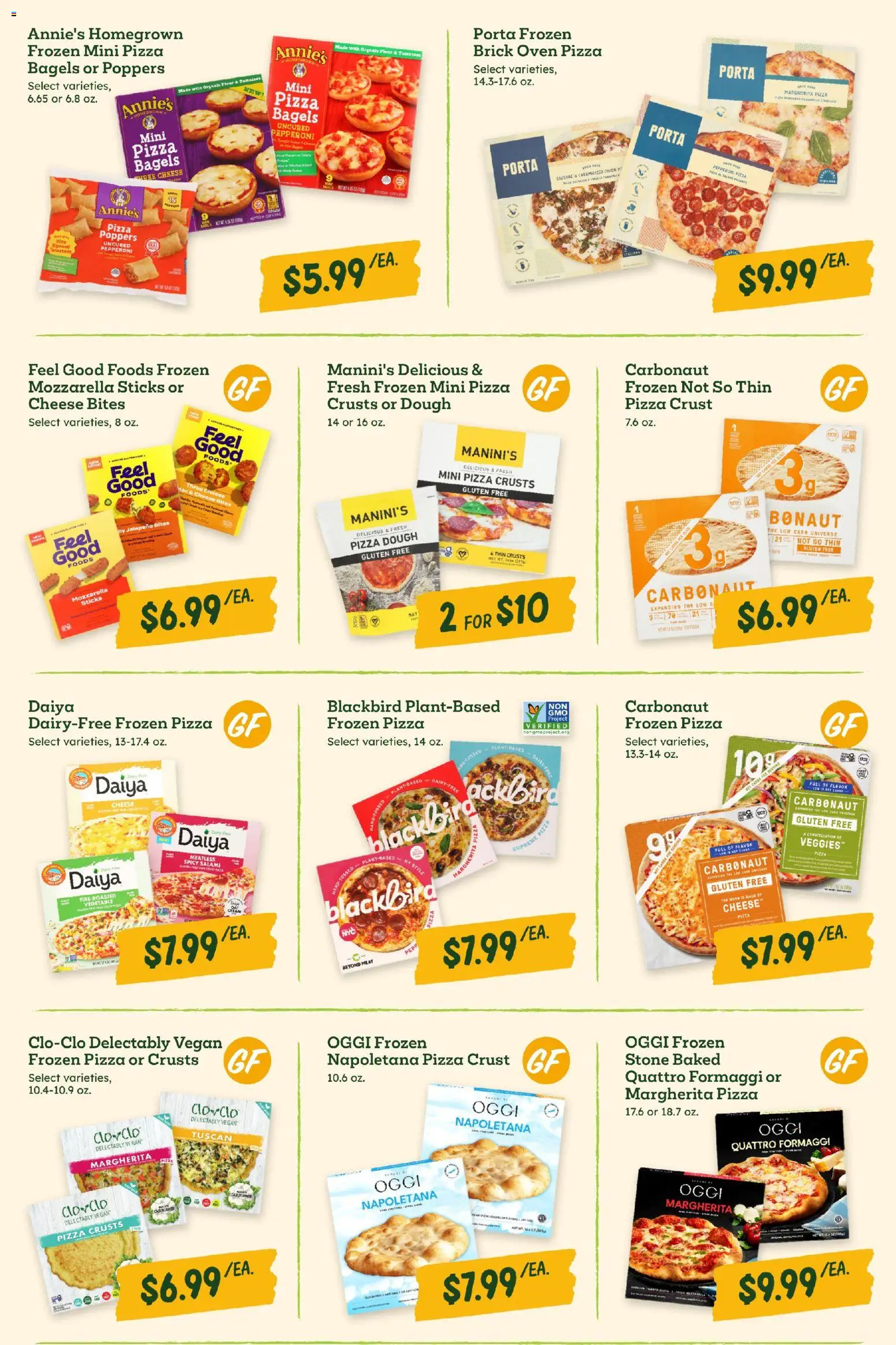 Sprouts Monthly Ad - valid from 31.12.2025 | Page: 25 | Products: Cheese, Pizza, Sausage, Oven