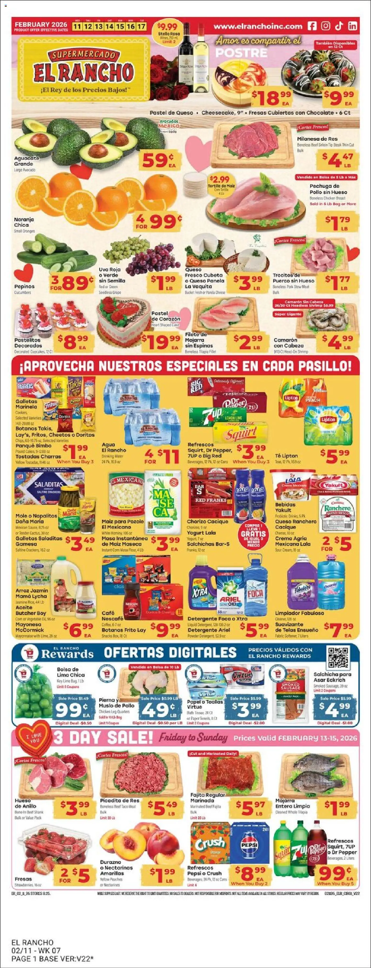 El Rancho - Weekly Ad - valid from 11.02.2026 | Page: 1
