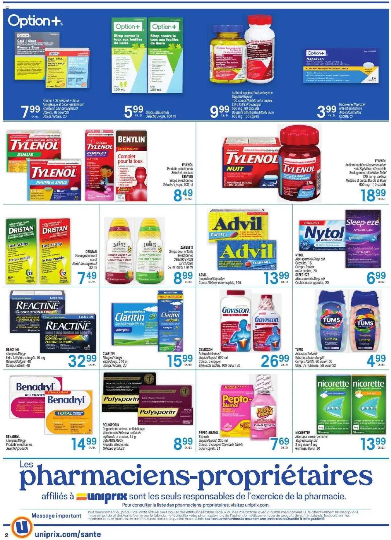 Uniprix flyer valid from 09.10.2025 | Page: 2