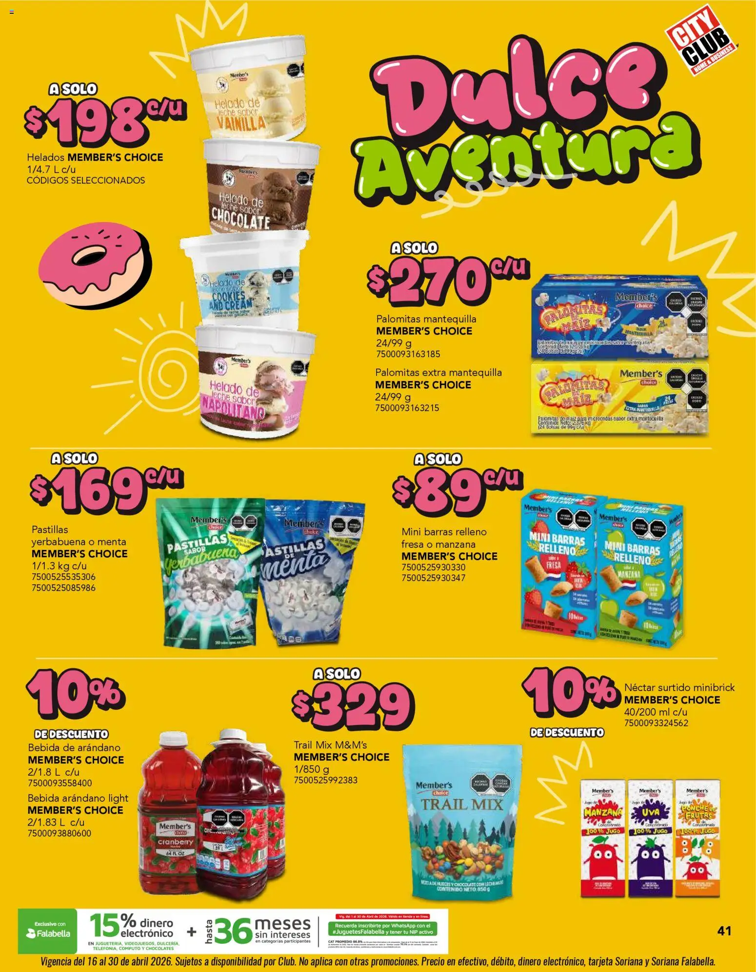 Nuevas ofertas de City Club válidas en toda la República Mexicana desde el 01.04.2026. ¡Encuentra las mejores ofertas en City Club catálogo! | Página: 41