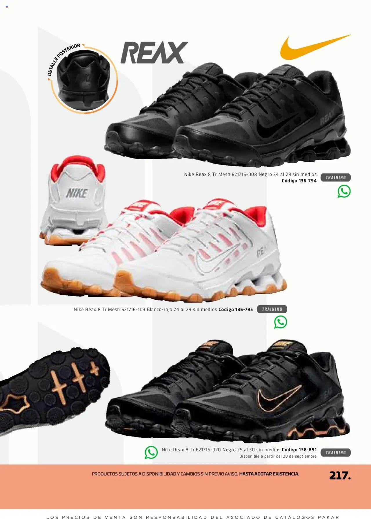 Nuevas ofertas de SC Pakar válidas en toda la República Mexicana desde el 29.08.2025. ¡Encuentra las mejores ofertas en SC Pakar - Catálogo Otoño Men Tomo 1! | Página: 217