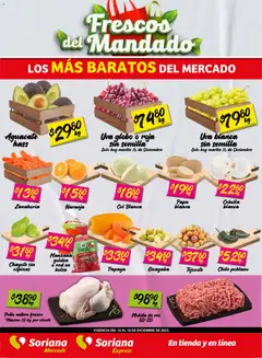 Vista previa de Soriana - Frescos del Mandado Mercado: Nuevo León, nuevo folleto de la tienda, válido en México a partir del 16.12.2025