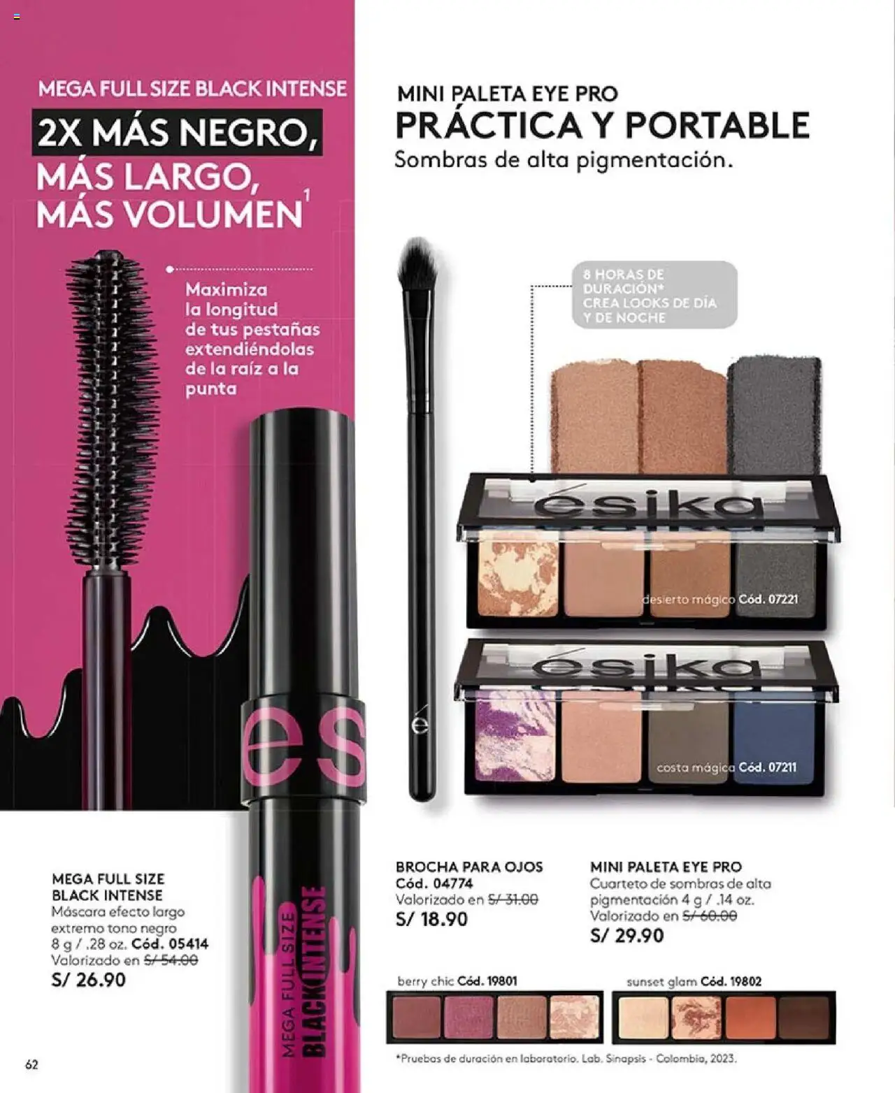 Catálogo Ésika válido desde 29.07.2025 | Página: 62 | Productos: Brocha, Máscara