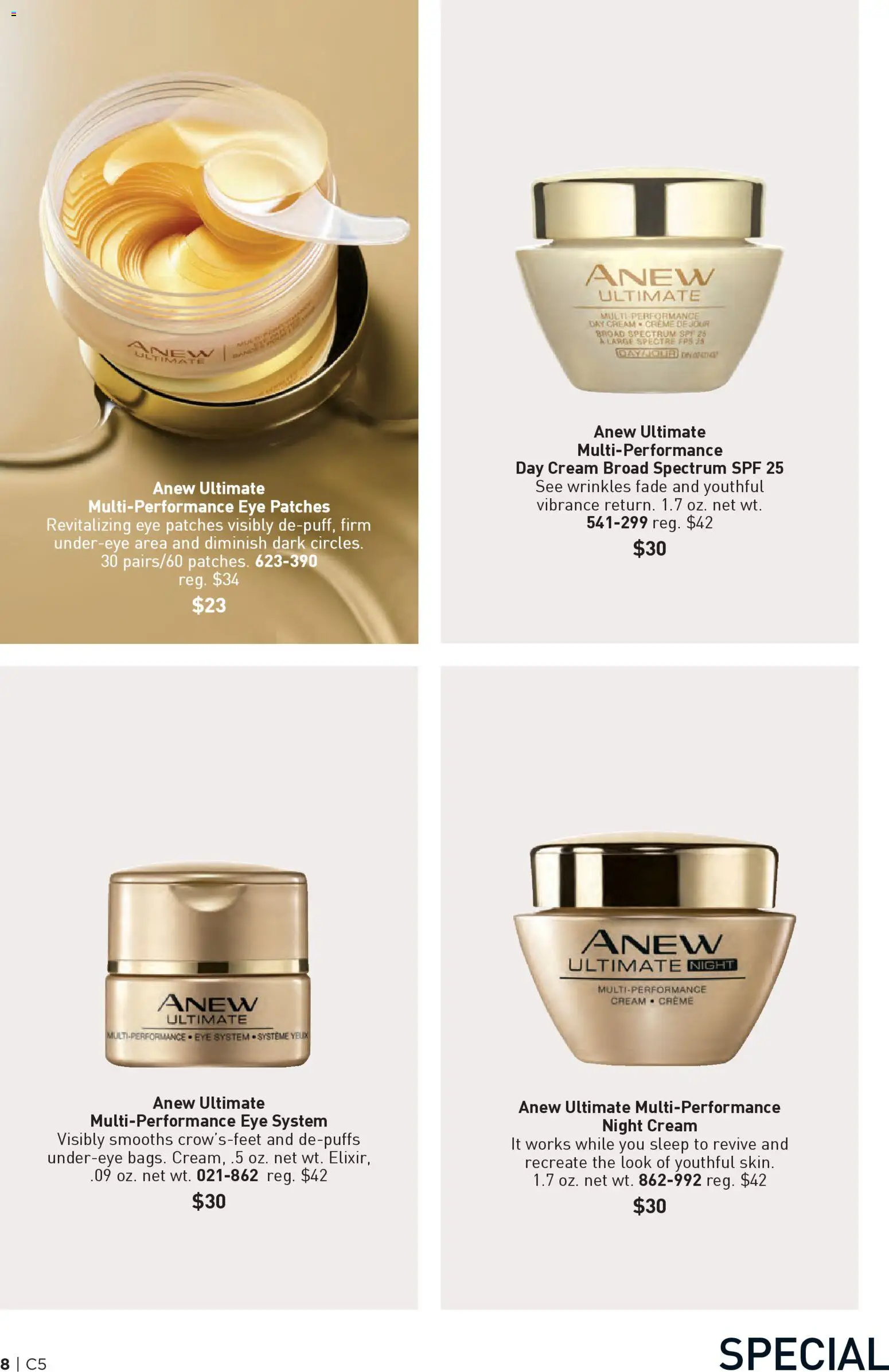 Avon Brochure - valid from 25.02.2026 | Page: 8 | Products: Night Cream, Cream
