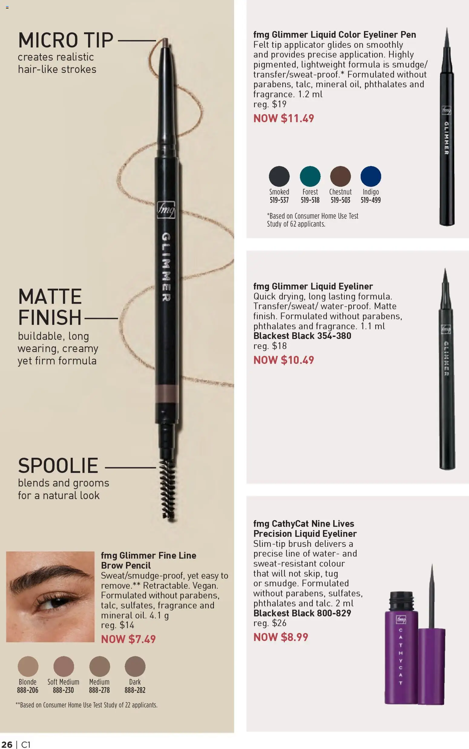 Avon flyer valid from 01.01.2026 | Page: 26 | Products: Fragrance, Brush, Eyeliner