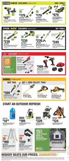 Preview of Home Depot weekly ads valid from 19.03.2026 | Page: 4 | Products: Opener, Vacuum, Belt, Blower