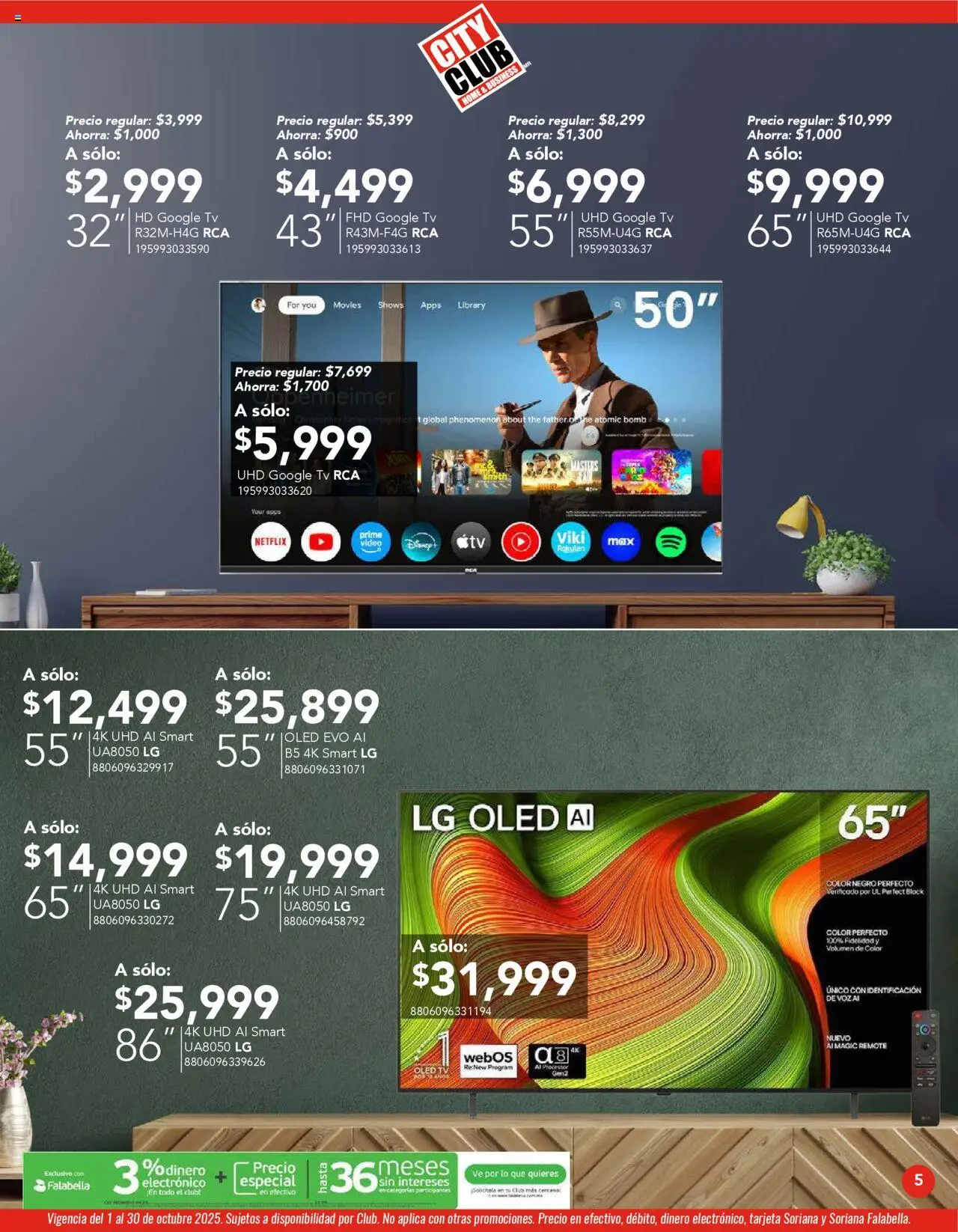 Nuevas ofertas de City Club válidas en toda la República Mexicana desde el 01.10.2025. ¡Encuentra las mejores ofertas en City Club - Catálogo! | Página: 3 | Productos: Video