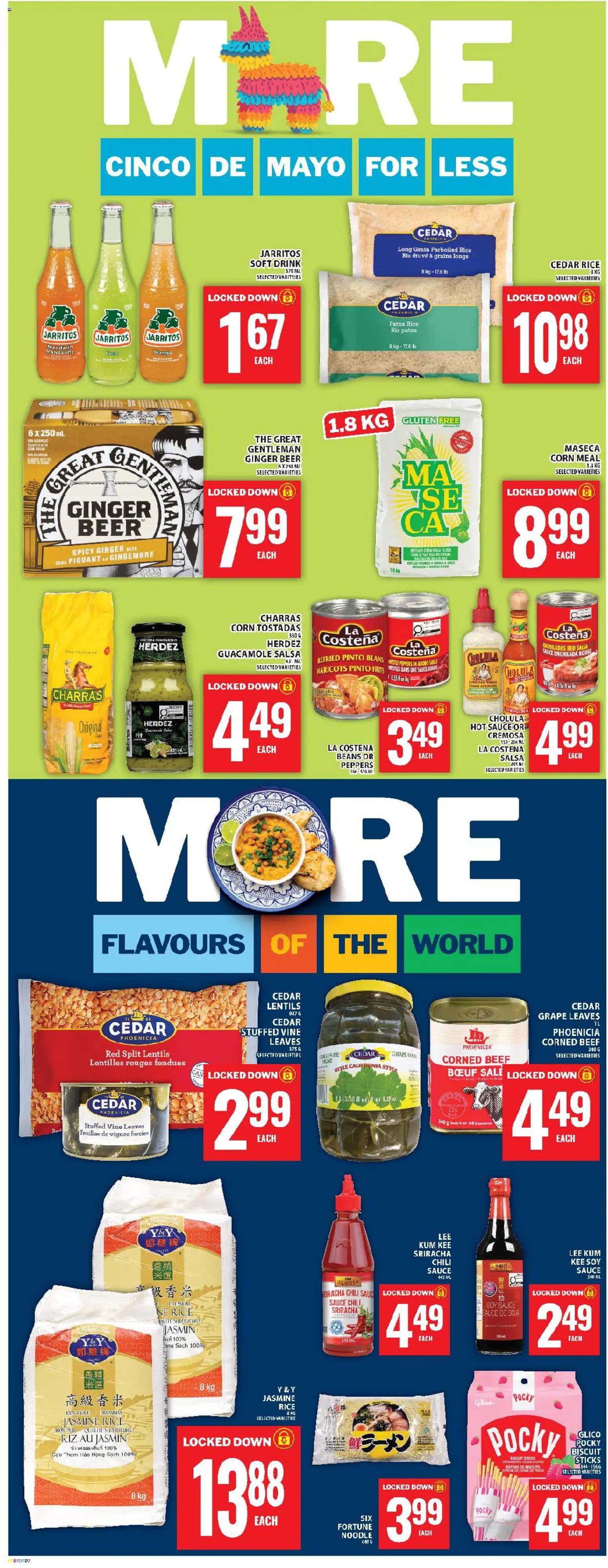 Food Basics flyer valid from 30.04.2026 | Page: 9 | Products: Rice, Beef, Beer, Robe