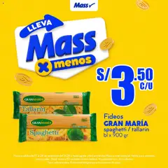 Vista previa de folleto Catálogo Mass  de la Mass válido desde 11.09.2025