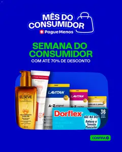 Pague Menos - Catálogo atual - Pré-Visualização do folheto da loja Pague Menos, válido de 09.03.2026