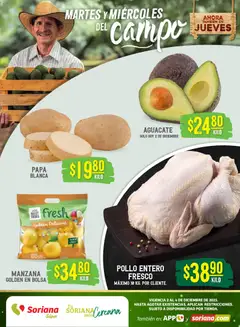 Vista previa de Soriana - Martes y Miércoles del Campo Súper: Tijuana, Mexicali, Ensenada, San Luis Río Colorado y Tecate, nuevo folleto de la tienda, válido en México a partir del 02.12.2025