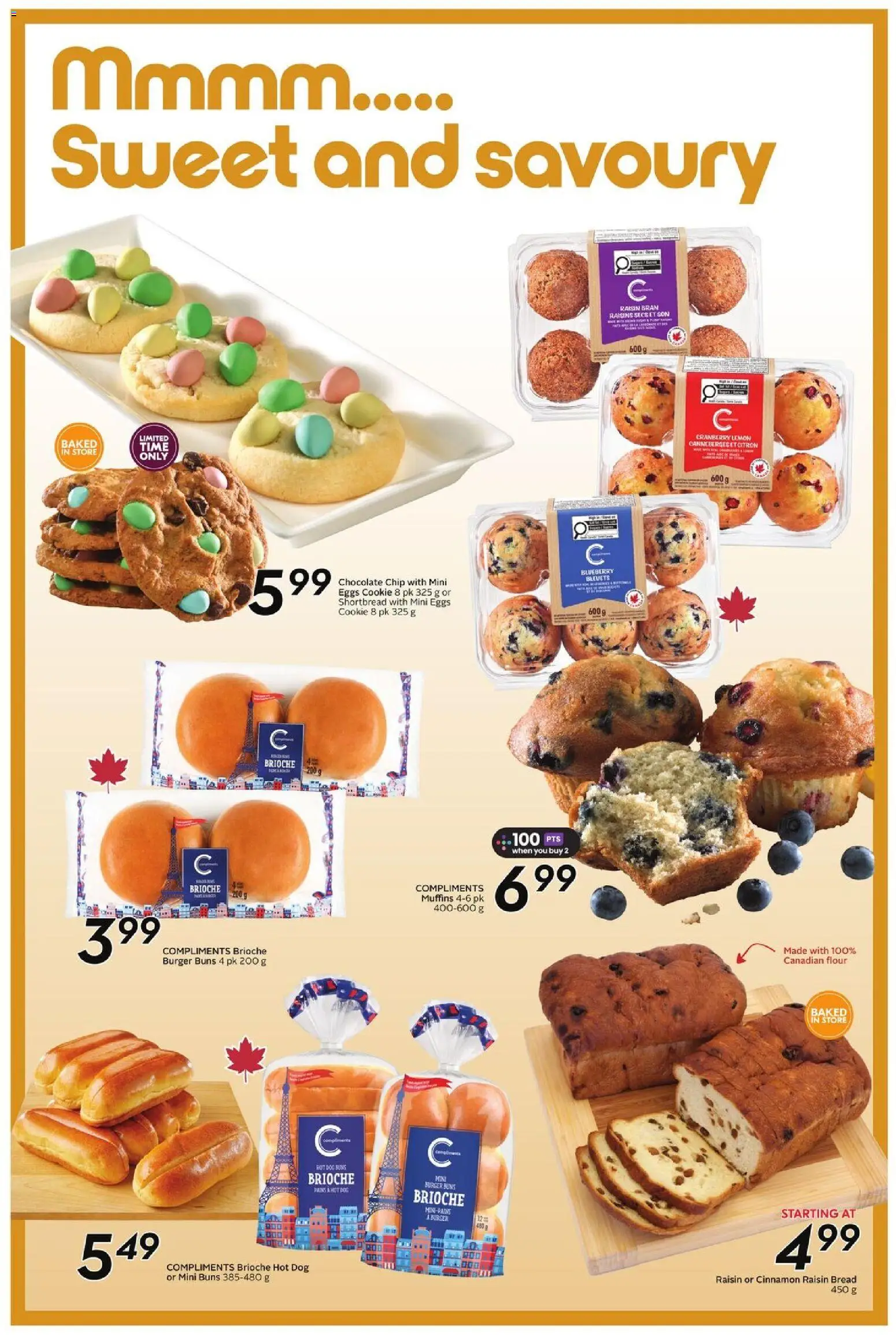 Sobeys flyer valid from 12.03.2026 | Page: 19 | Products: Eggs, Bread, Chocolate