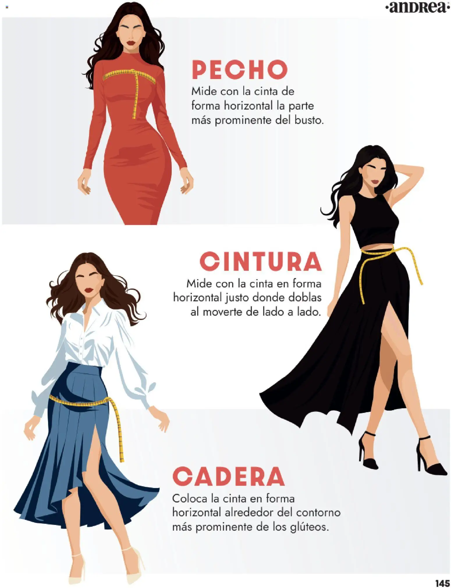 Nuevas ofertas de Andrea válidas en toda la República Mexicana desde el 26.11.2025. ¡Encuentra las mejores ofertas en Andrea catálogo Vestir! | Página: 145 | Productos: Contorno, Cinta