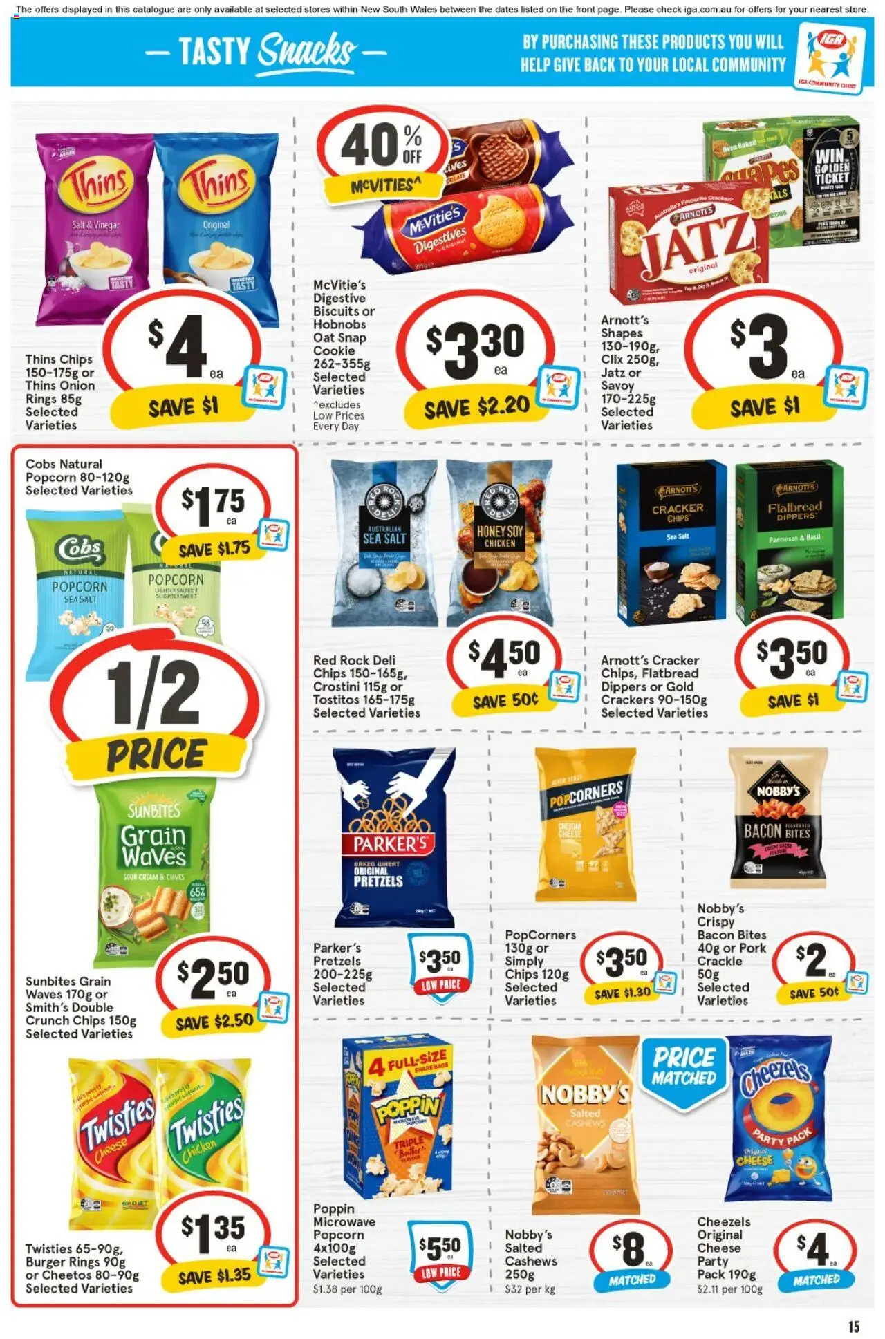 IGA catalogue - valid from 06.08.2025 | Page: 11 | Products: Milk, Chocolate, Fruits, Bag