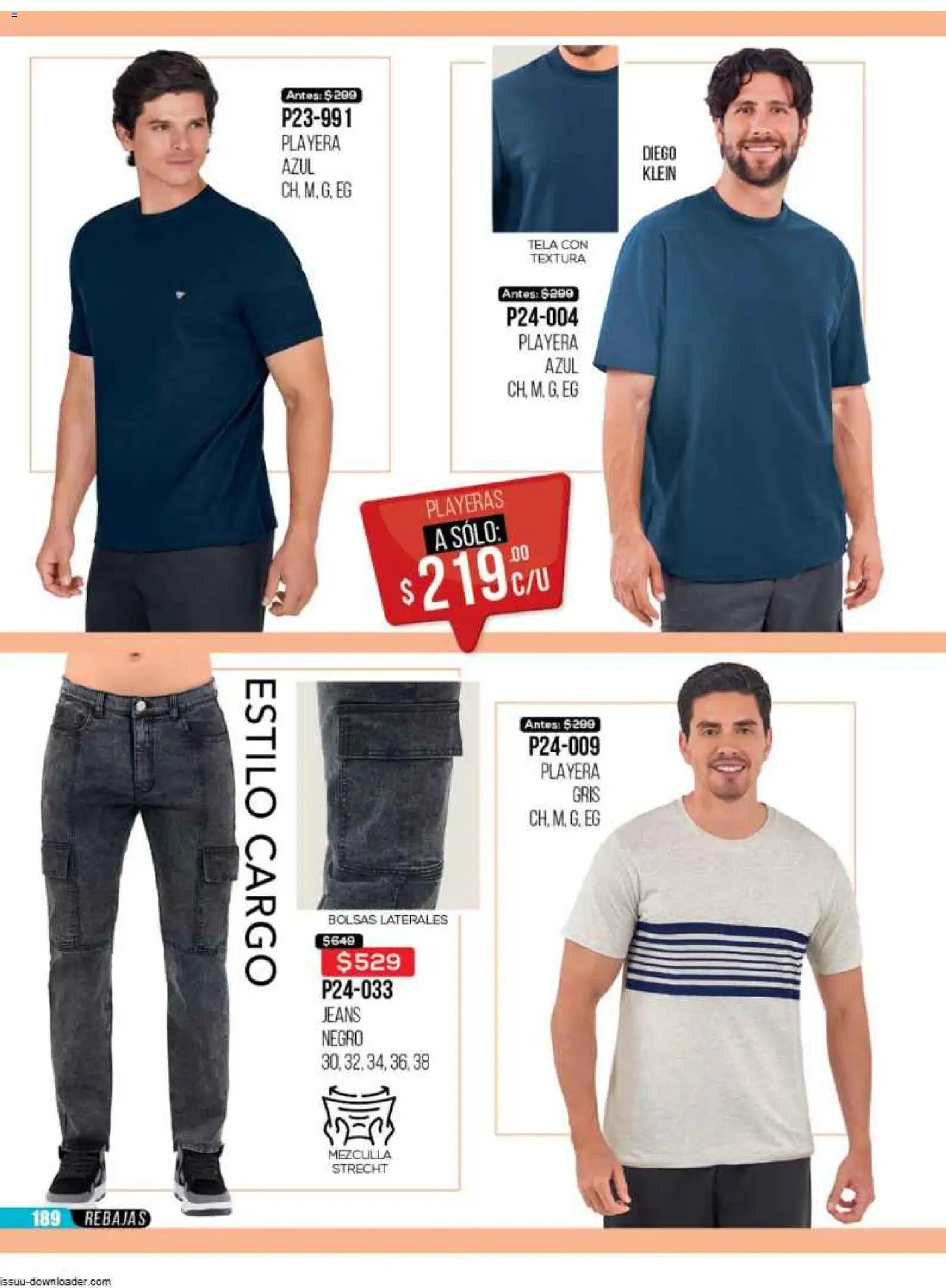 Nuevas ofertas de Cklass válidas en toda la República Mexicana desde el 31.10.2025. ¡Encuentra las mejores ofertas en Cklass catálogo Super Rebajas Ropa! | Página: 192 | Productos: Playera