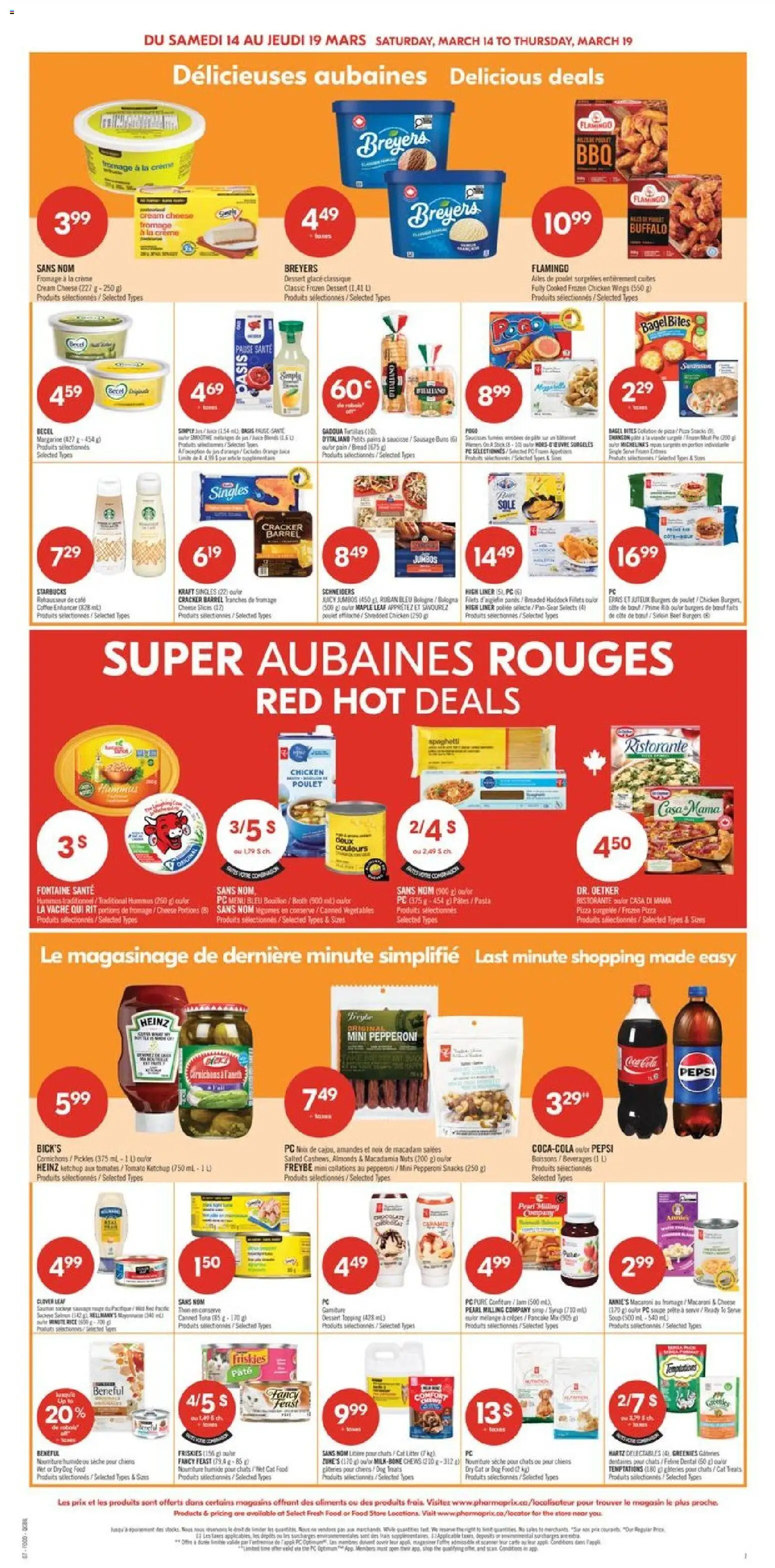 Pharmaprix flyer valid from 13.03.2026 | Page: 6 | Products: Fish, Pasta, PC, Chicken