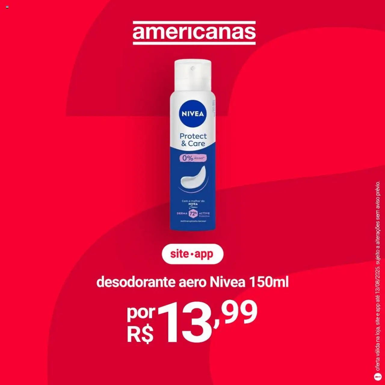 Lojas Americanas Folheto - válido de 13.08.2025 | Página: 3 | Produtos: Desodorante