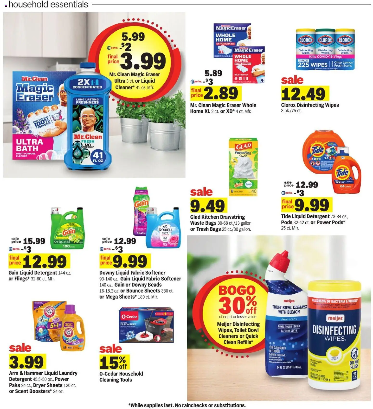 Meijer Weekly Ad - valid from 01.04.2026 | Page: 35 | Products: Safe, Fabric softener, Detergent, Cap