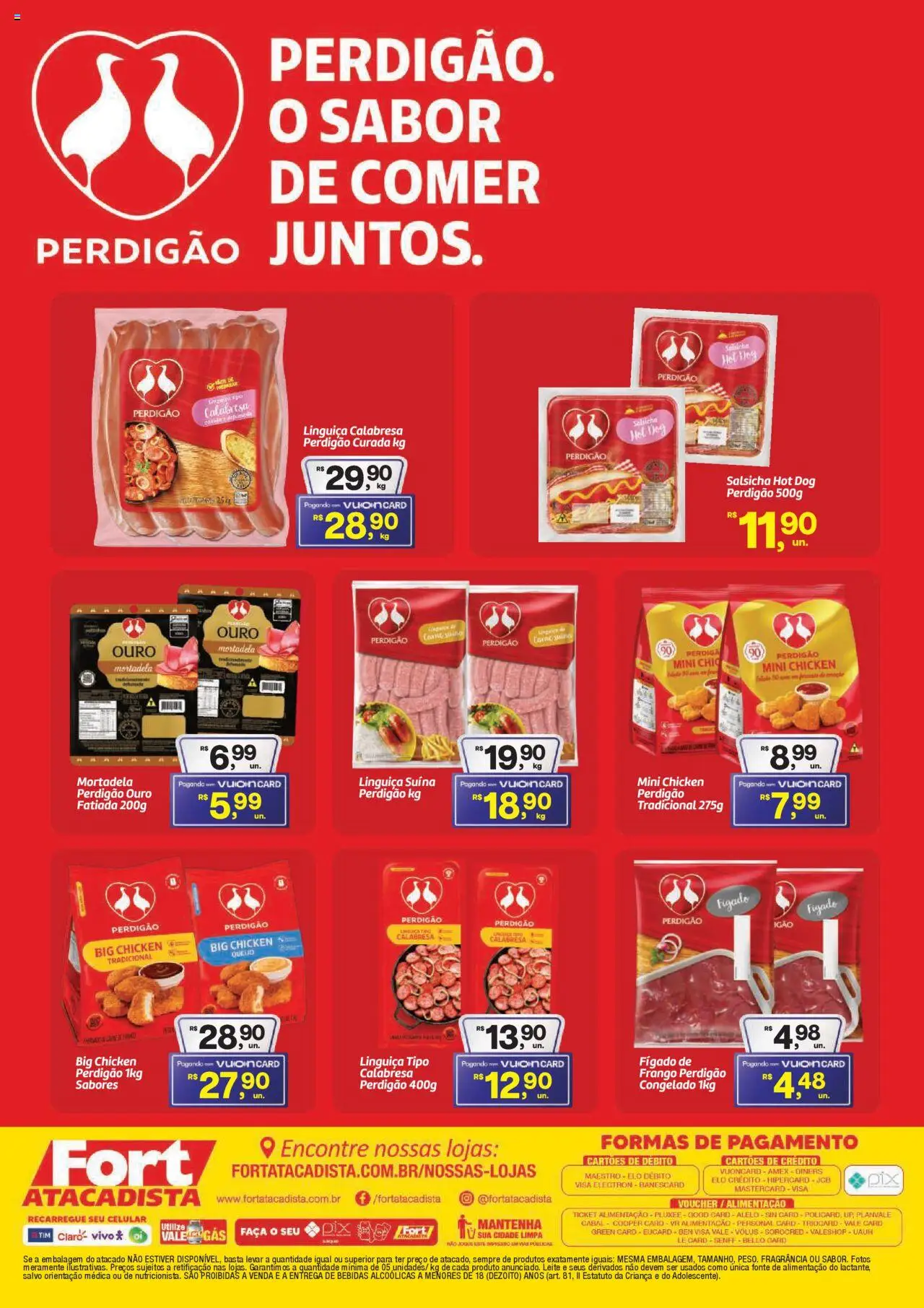 Fort Atacadista Folheto - válido de 20.10.2025 | Página: 2 | Produtos: Celular, Fragrância, Salsicha, Leite
