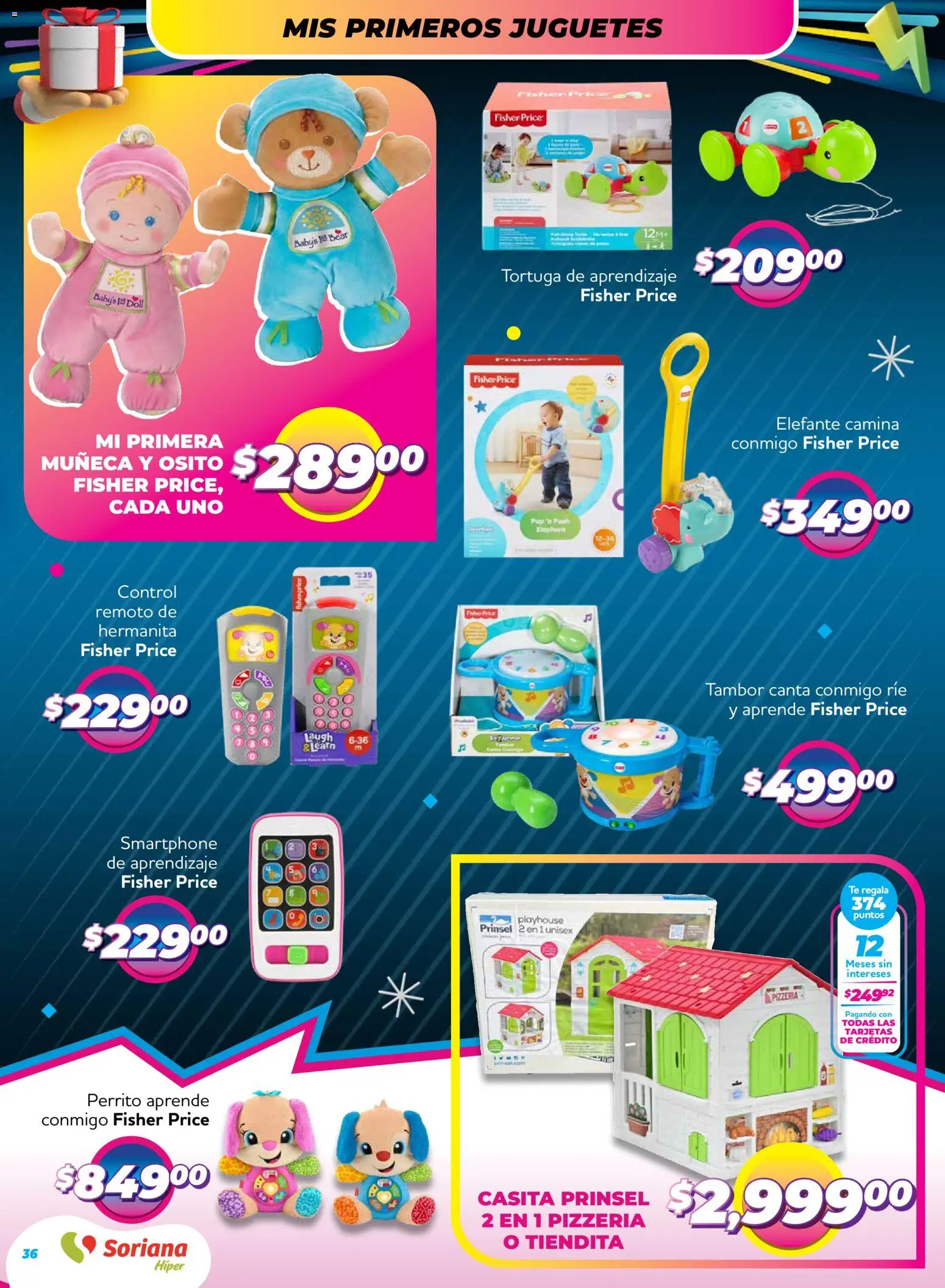 Nuevas ofertas de Soriana válidas en toda la República Mexicana desde el 27.11.2025. ¡Encuentra las mejores ofertas en Soriana - Reino de los Juguetes Híper Nacional! | Página: 35 | Productos: Control remoto, Té, Smartphone