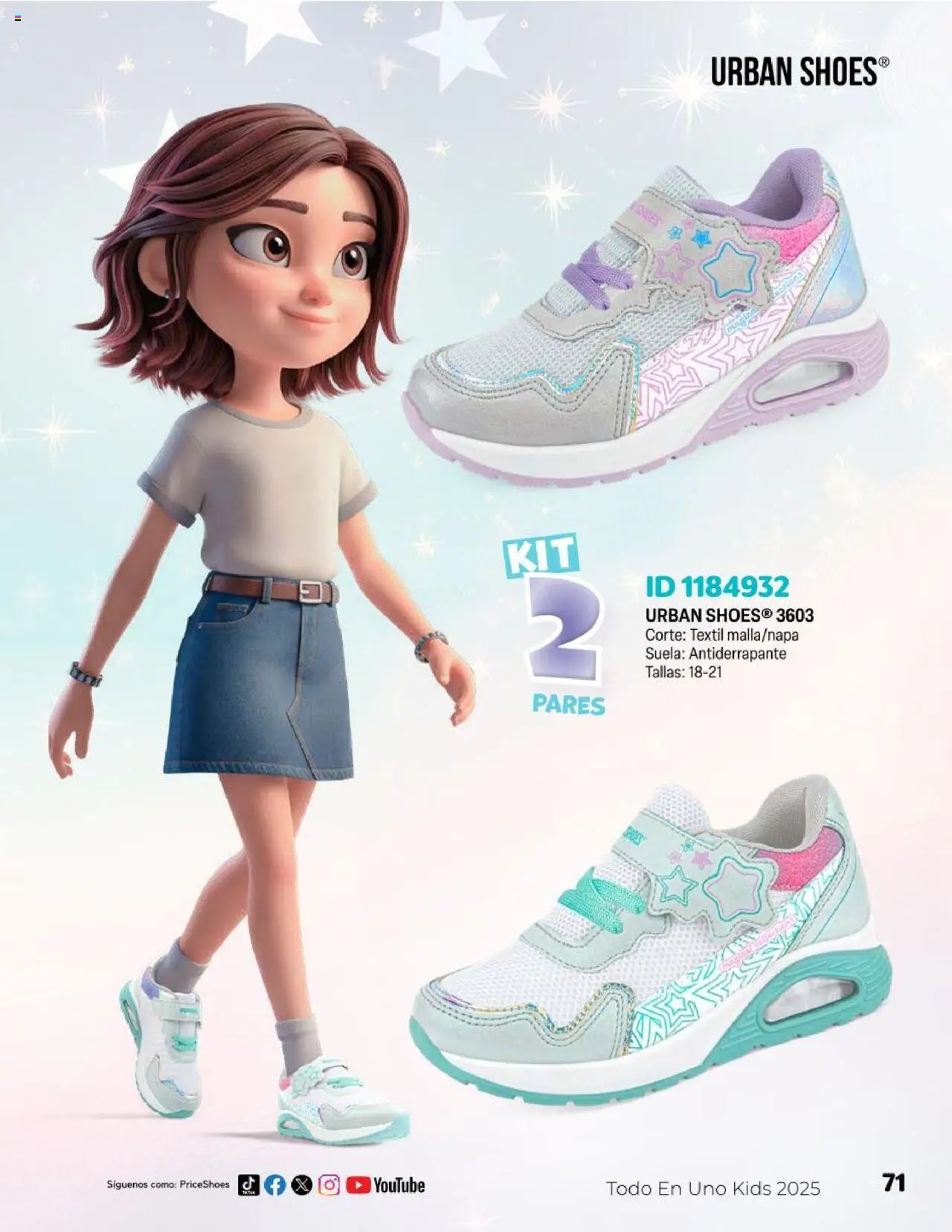 Nuevas ofertas de Price Shoes válidas en toda la República Mexicana desde el 23.04.2025. ¡Encuentra las mejores ofertas en Price Shoes catálogo Kids! | Página: 71