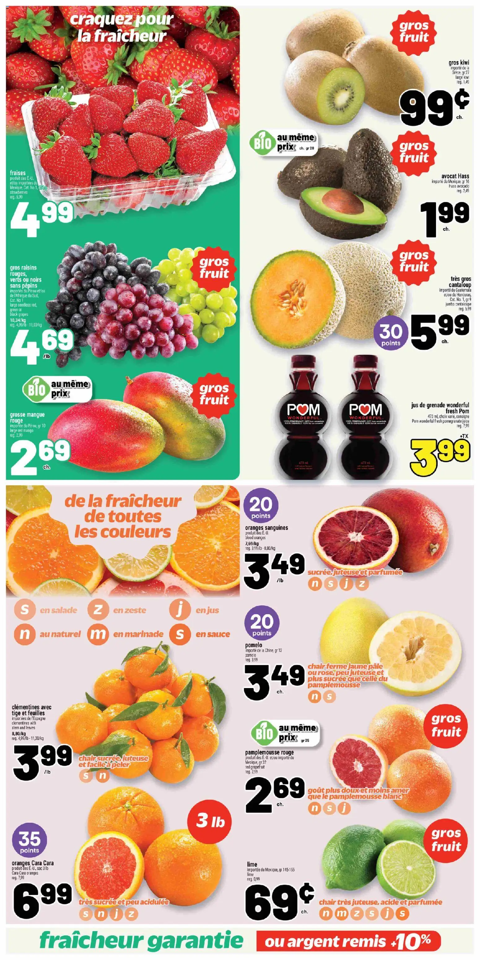 Metro flyer valid from 15.01.2026 | Page: 6 | Products: Strawberries, Chair, Juice, Oranges