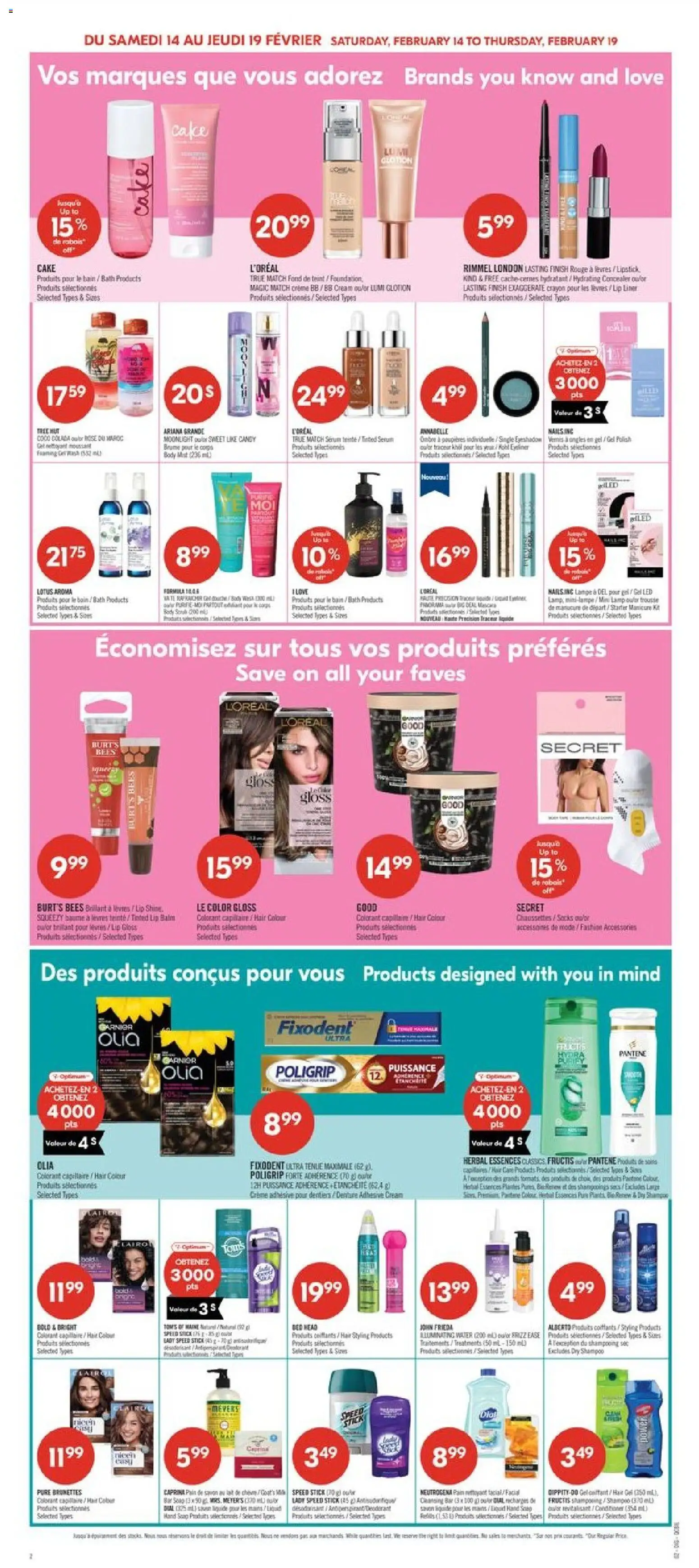 Pharmaprix flyer valid from 13.02.2026 | Page: 17 | Products: BB cream, Mascara, Conditioner, Lamp