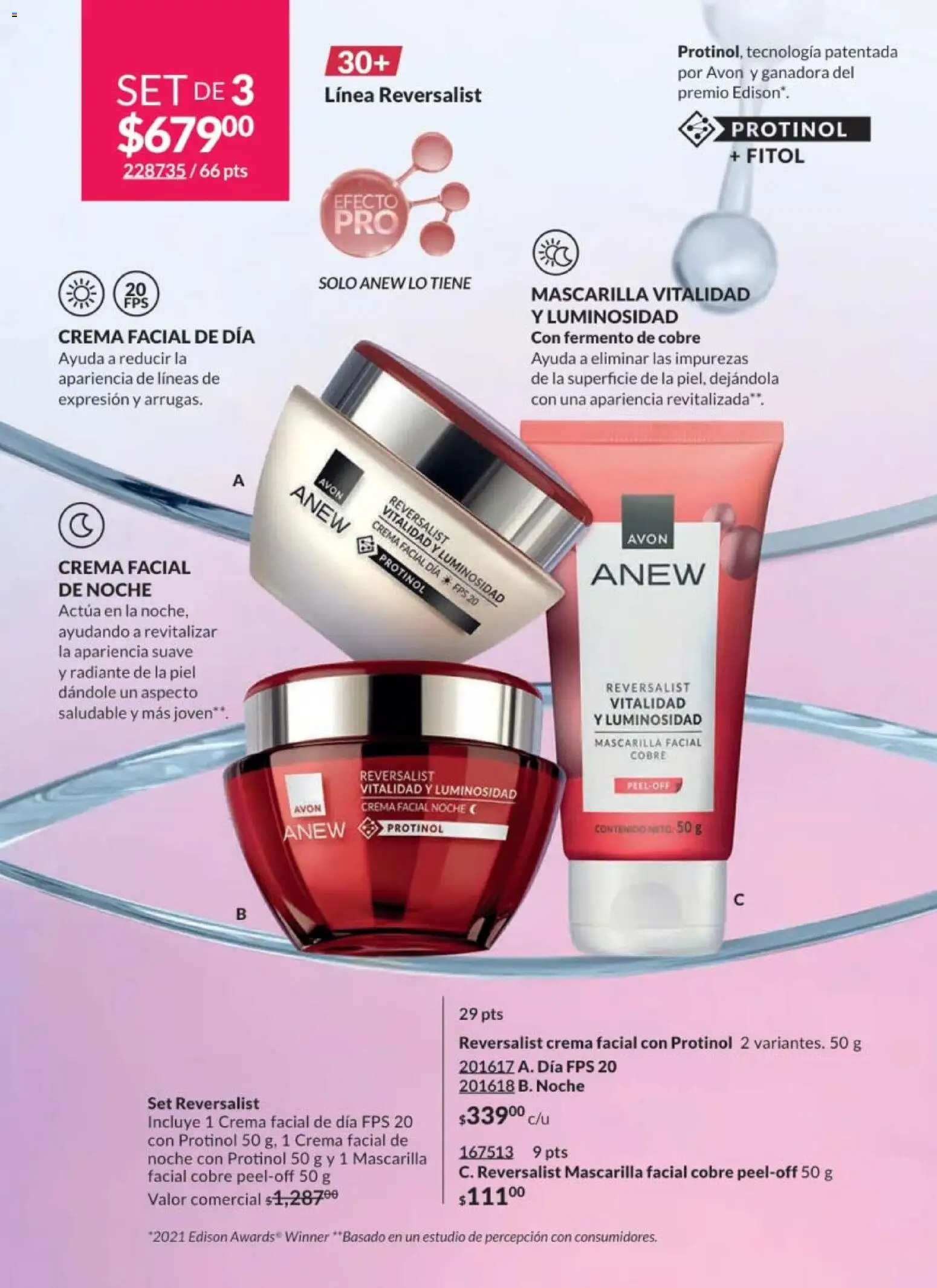 Nuevas ofertas de AVON válidas en toda la República Mexicana desde el 07.11.2025. ¡Encuentra las mejores ofertas en AVON campaña 17 2025! | Página: 148 | Productos: Crema, Radiante, Mascarilla
