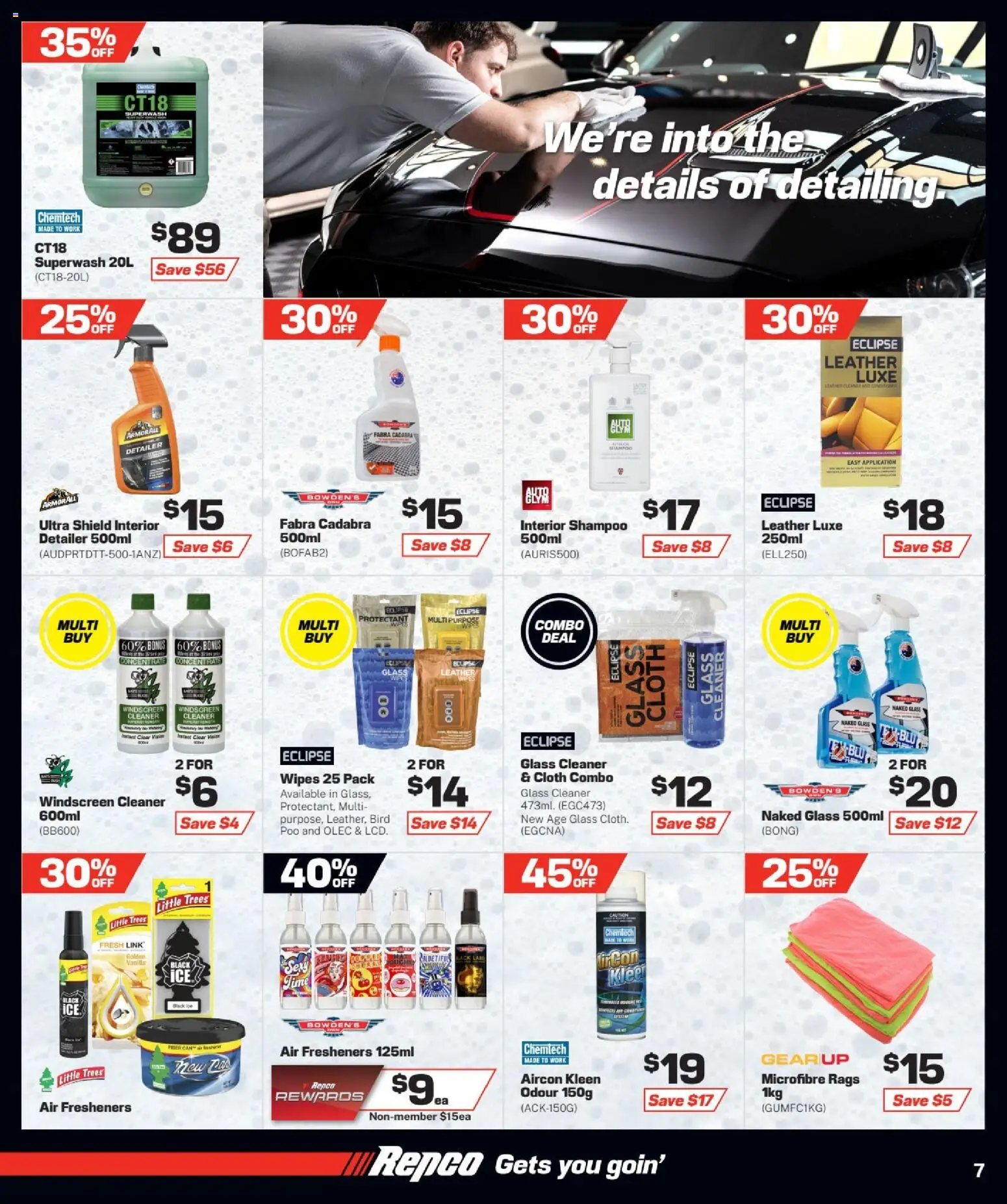 Repco catalogue - valid from 28.01.2026 | Page: 7 | Products: Cloth, Cleaner, Shampoo