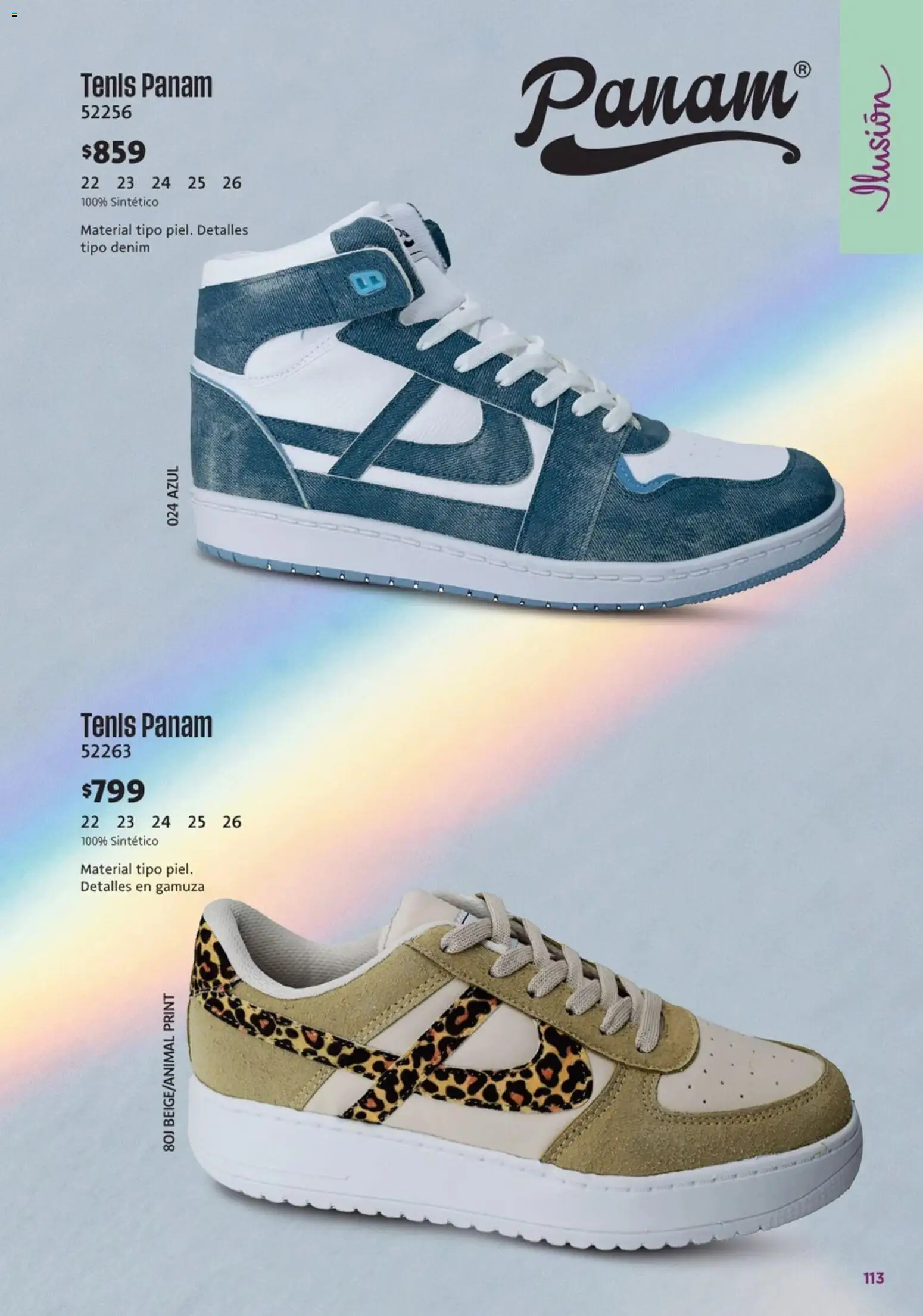 Nuevas ofertas de Ilusión válidas en toda la República Mexicana desde el 01.03.2026. ¡Encuentra las mejores ofertas en Ilusión catálogo Marcas Amigas! | Página: 115 | Productos: Tenis, Gamuza