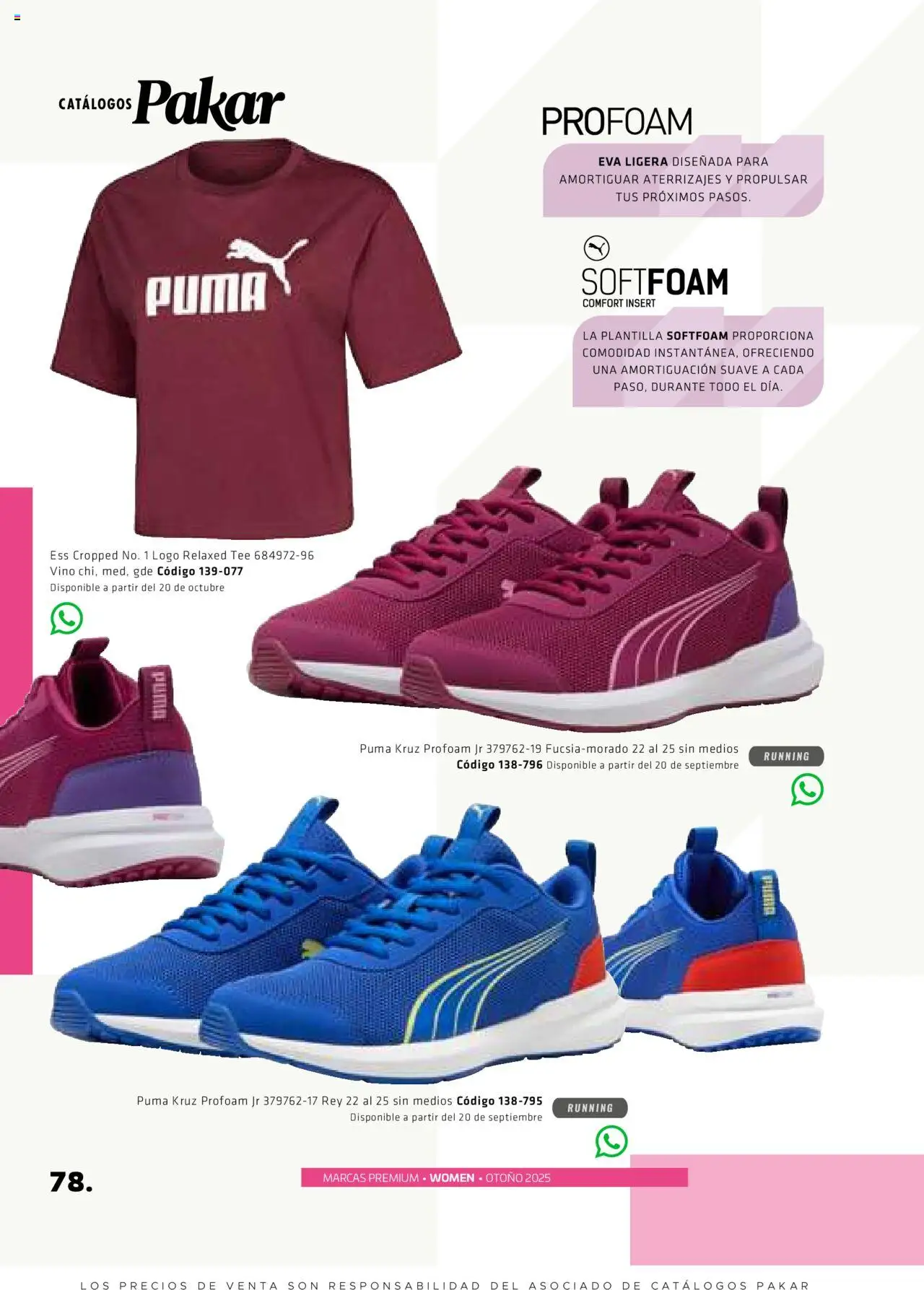 Nuevas ofertas de SC Pakar válidas en toda la República Mexicana desde el 29.08.2025. ¡Encuentra las mejores ofertas en SC Pakar - Catálogo Otoño Women! | Página: 78 | Productos: Vino