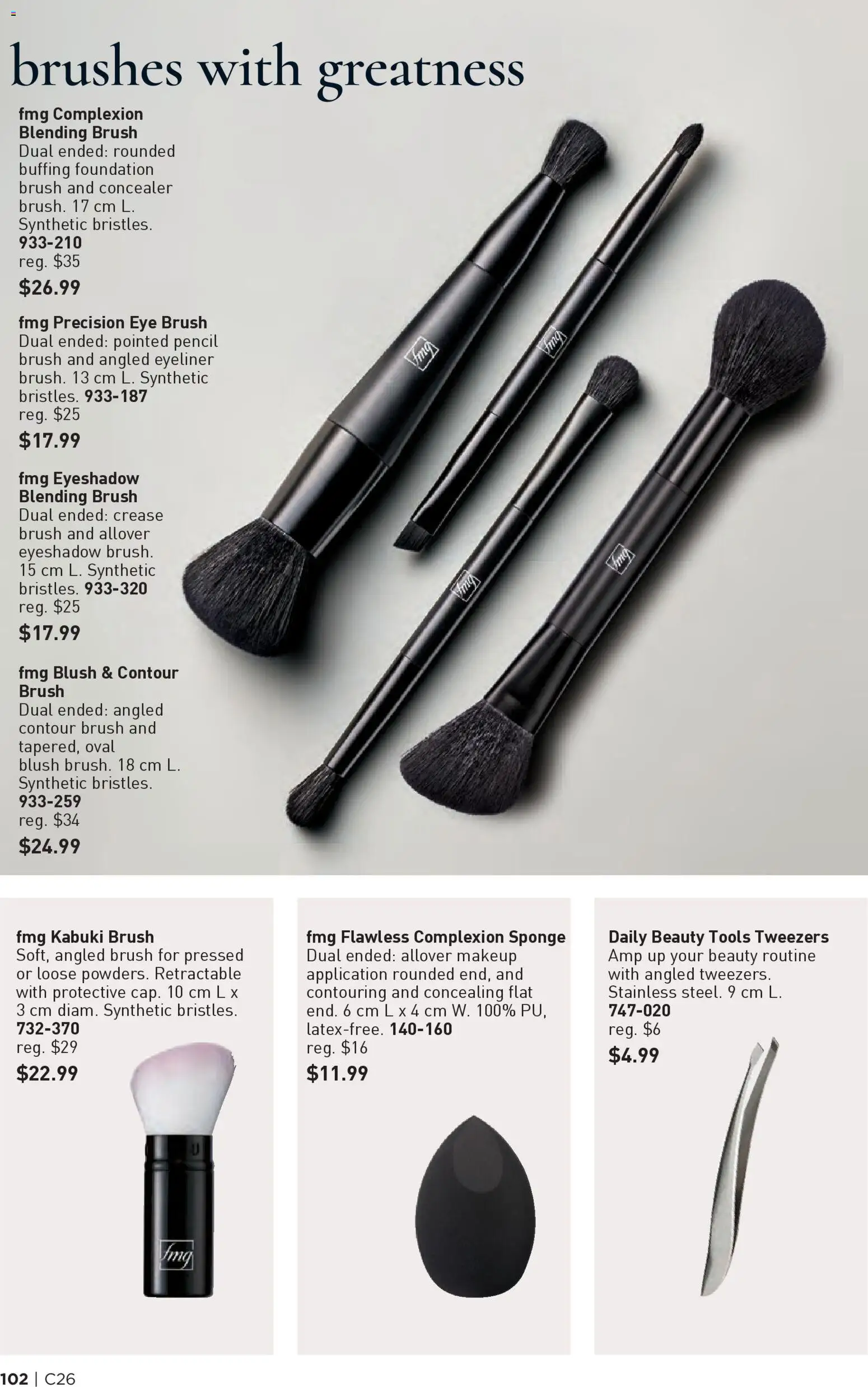 Avon flyer valid from 18.12.2025 | Page: 102 | Products: Concealer, Blush, Brush, Eyeliner