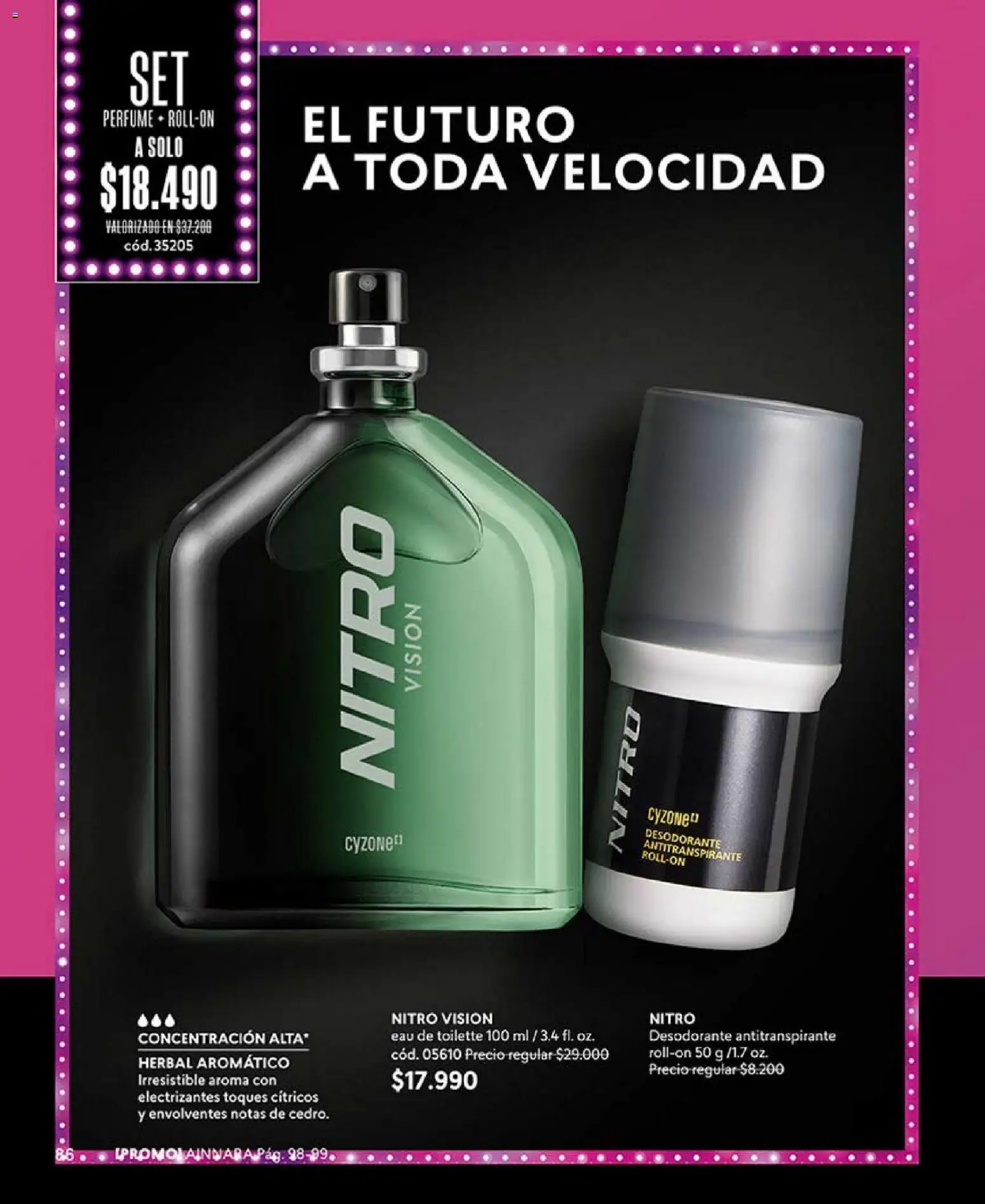 Catálogo CyZone Campaña 2 │ válido desde el 16.01.2026 | Página: 86 | Productos: Eau de toilette, Desodorante, Antitranspirante