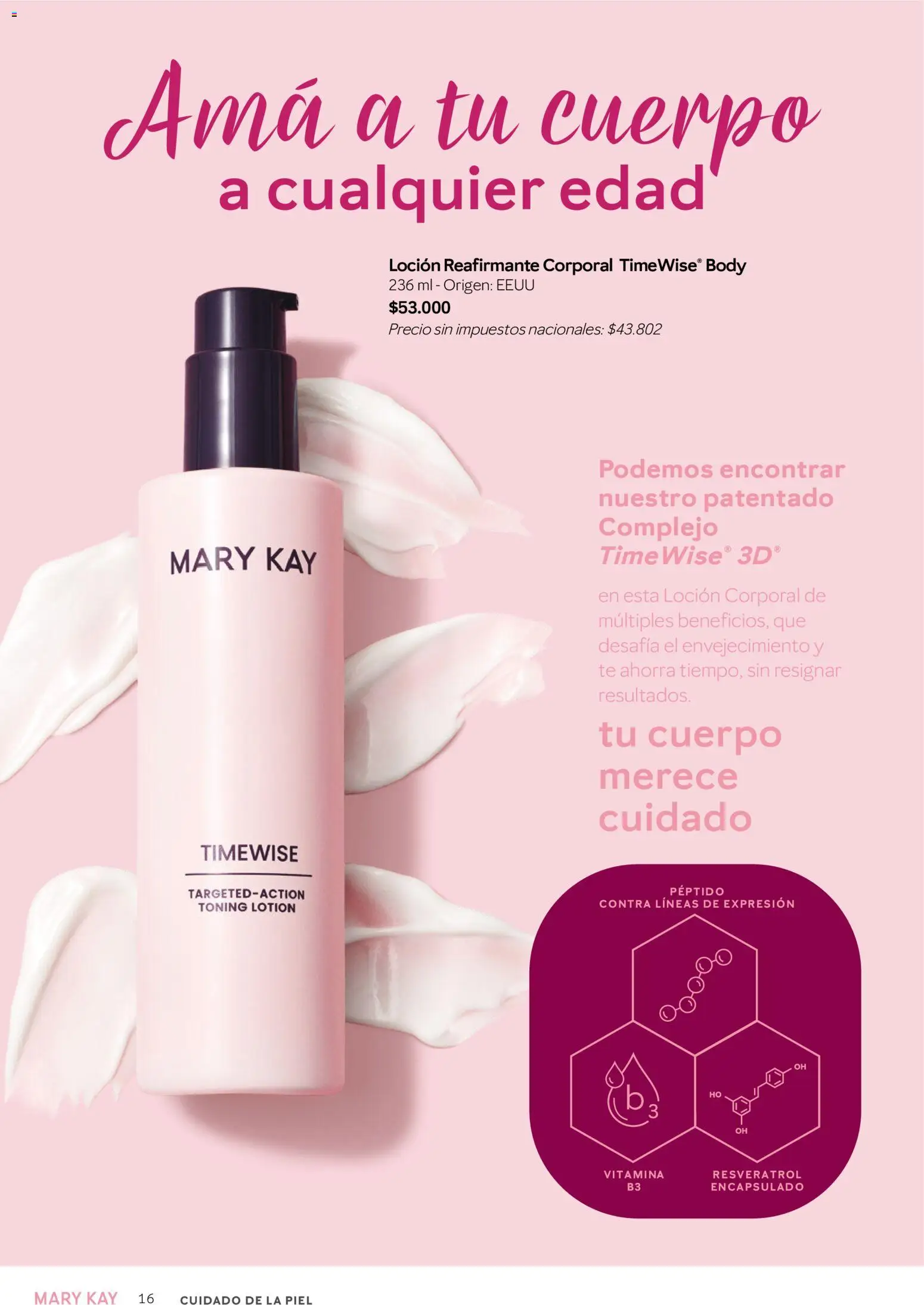 Mary Kay - Look Digital Otoño 2026 │ válido desde el 01.04.2026 | Página: 16 | Productos: Body, Loción, Té