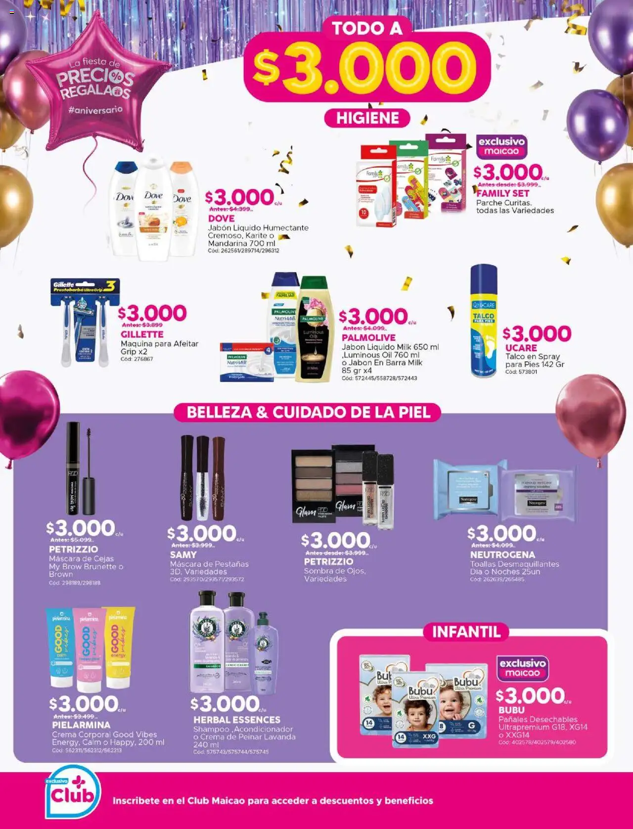 Maicao ofertas  │ válido desde el 01.08.2025 | Página: 8 | Productos: Pañales, Sombra, Shampoo, Jabón líquido